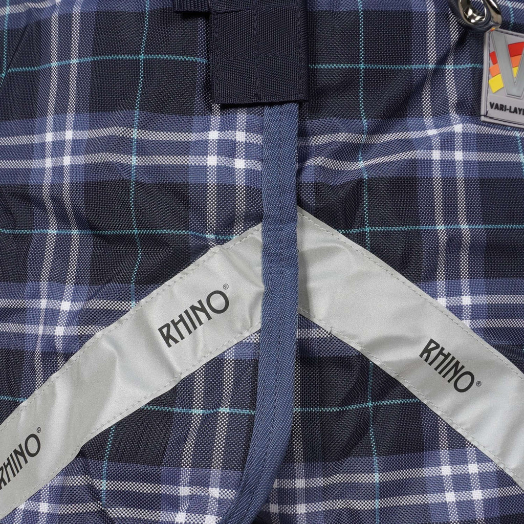 Derka Rhino Plus Turnout Heavy Varilayer 450g Navy Check/Indigo