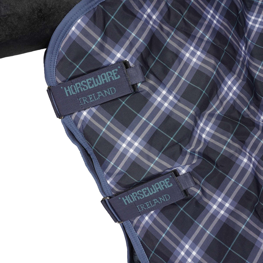 Derka Rhino Plus Turnout Heavy Varilayer 450g Navy Check/Indigo