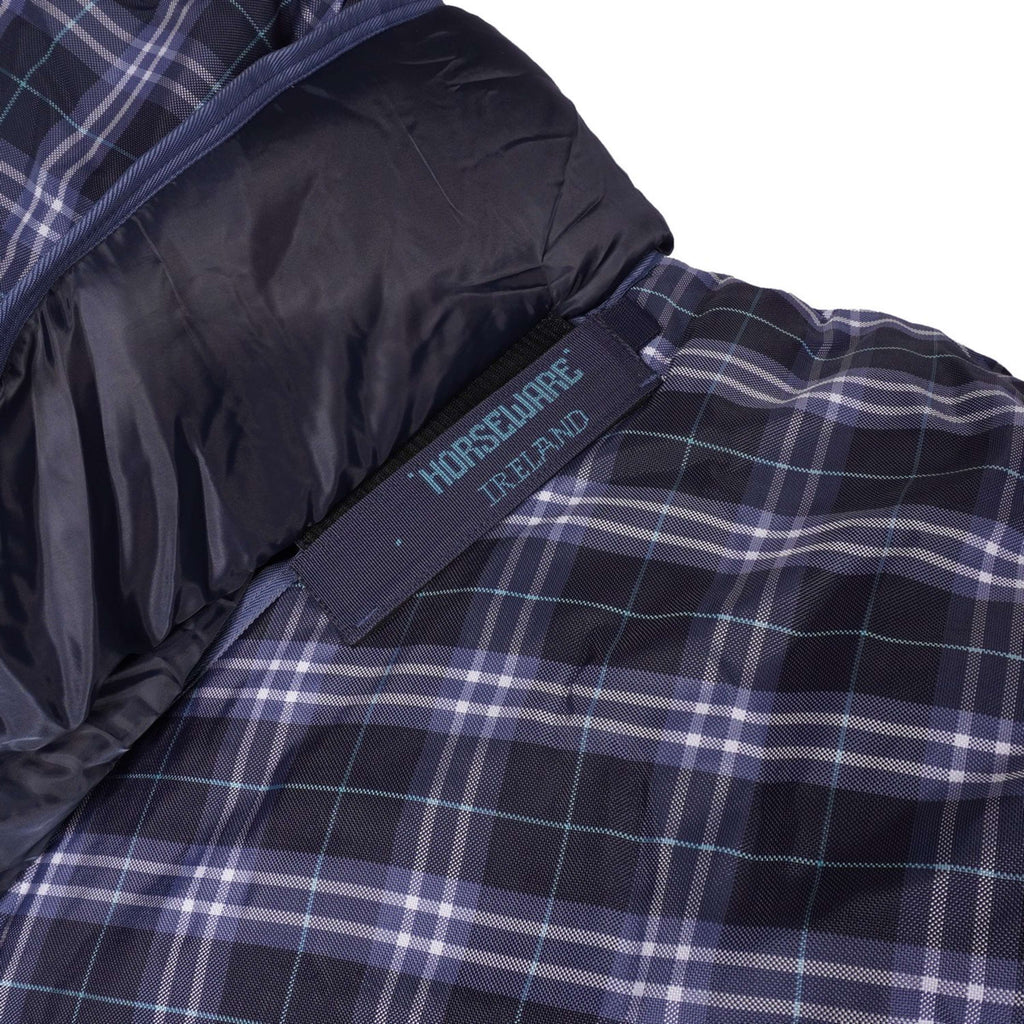 Derka Rhino Plus Turnout Heavy Varilayer 450g Navy Check/Indigo