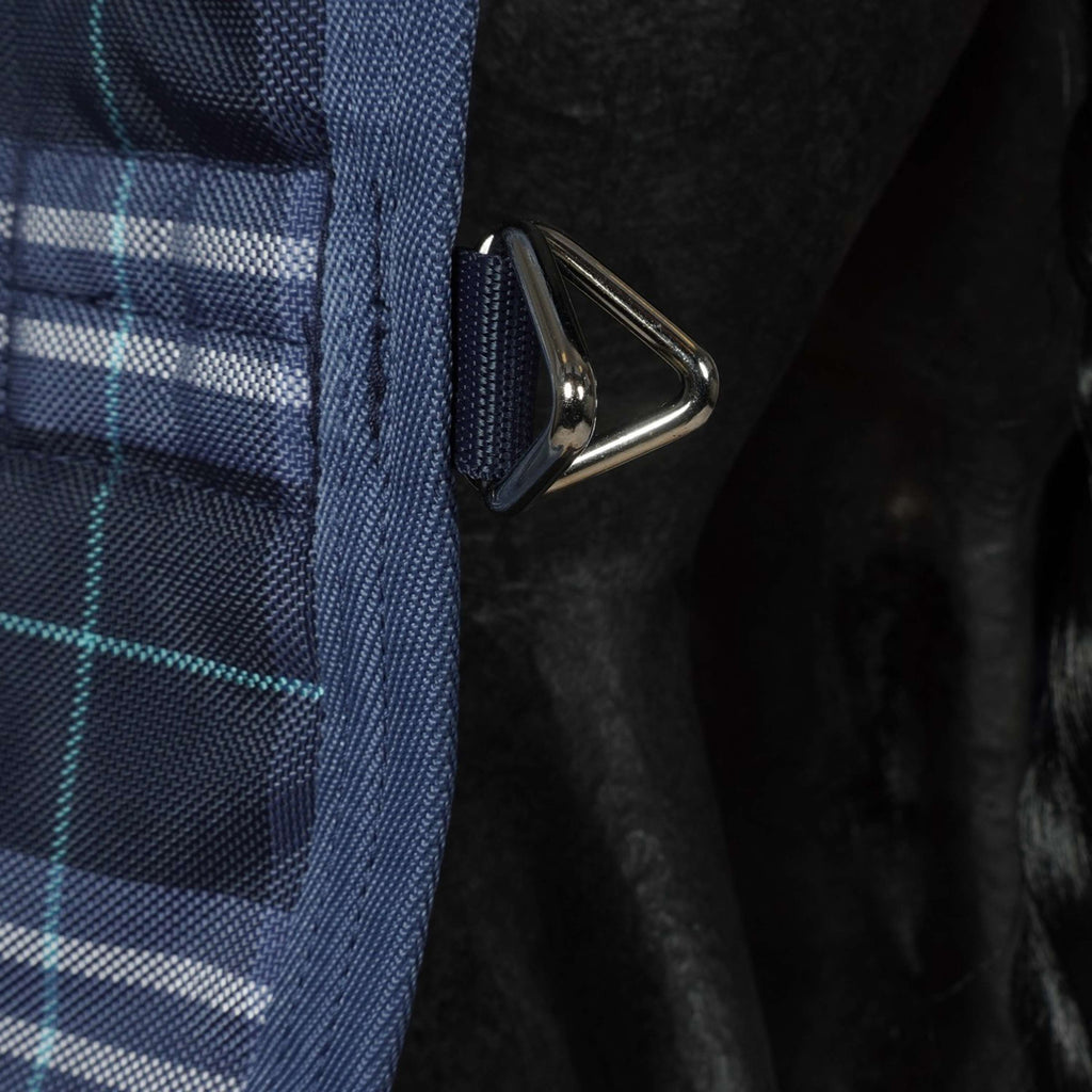 Derka Rhino Plus Turnout Heavy Varilayer 450g Navy Check/Indigo