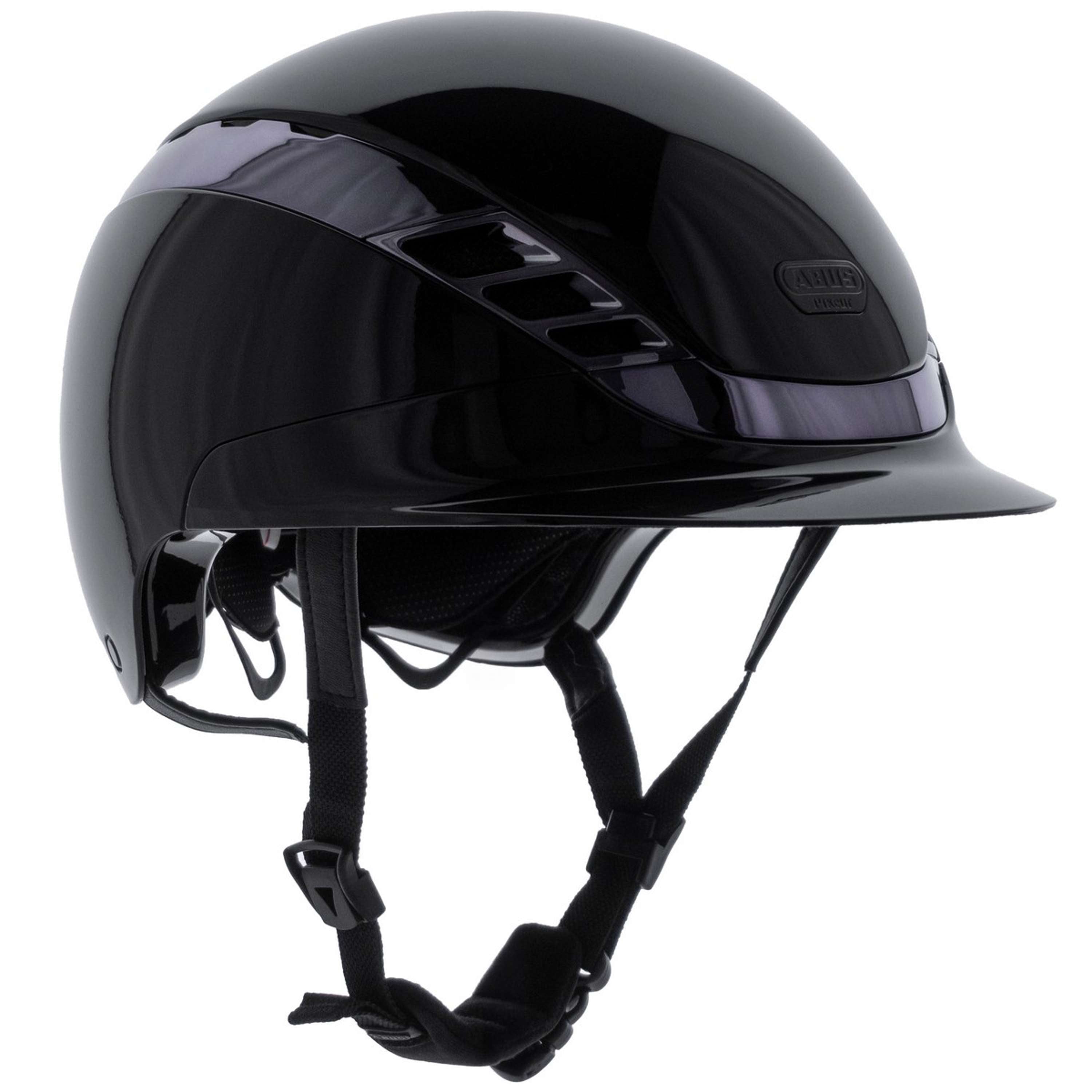 Kask jeździecki Pikeur X Abus AirLuxe CHROME Shiny Black