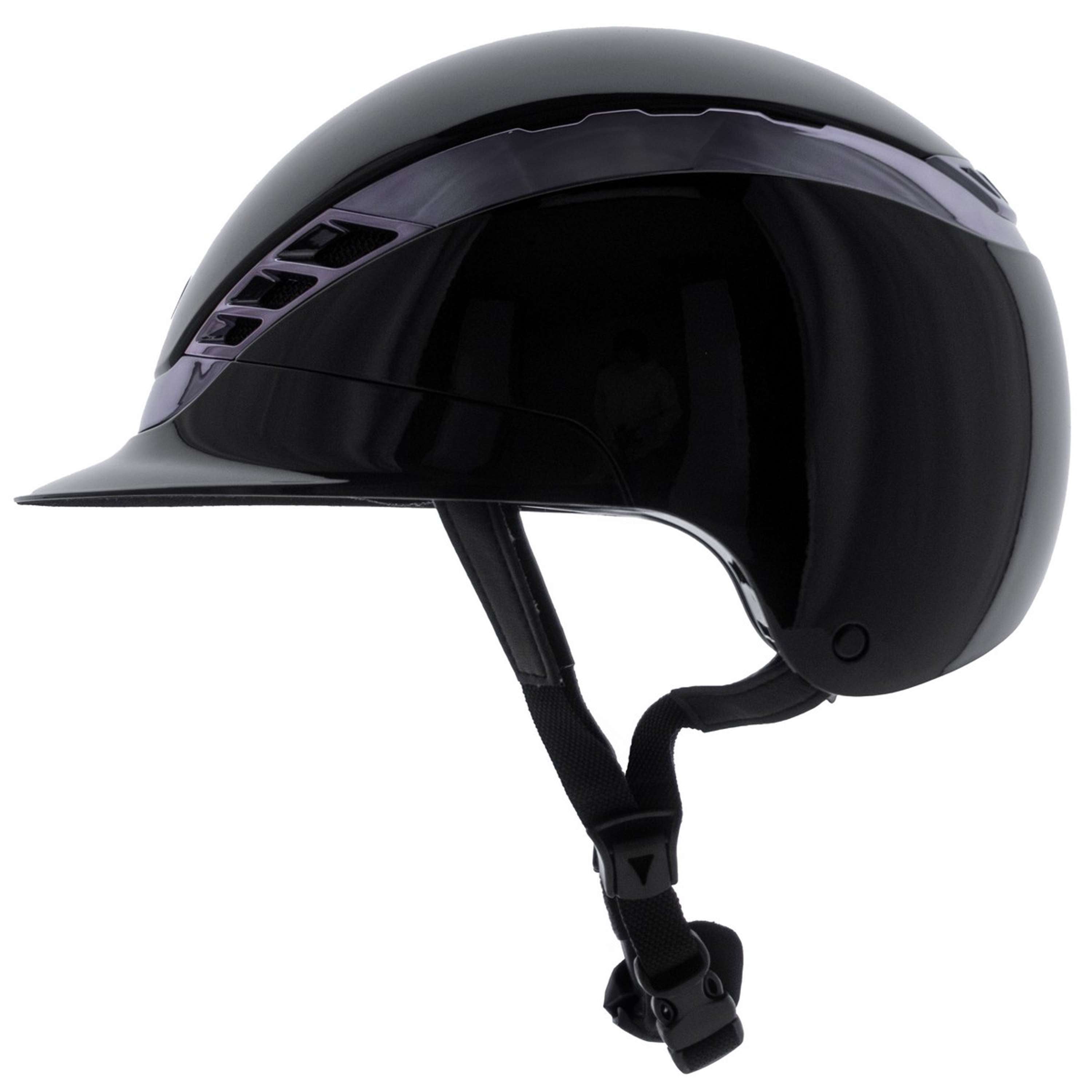 Kask jeździecki Pikeur X Abus AirLuxe CHROME Shiny Black