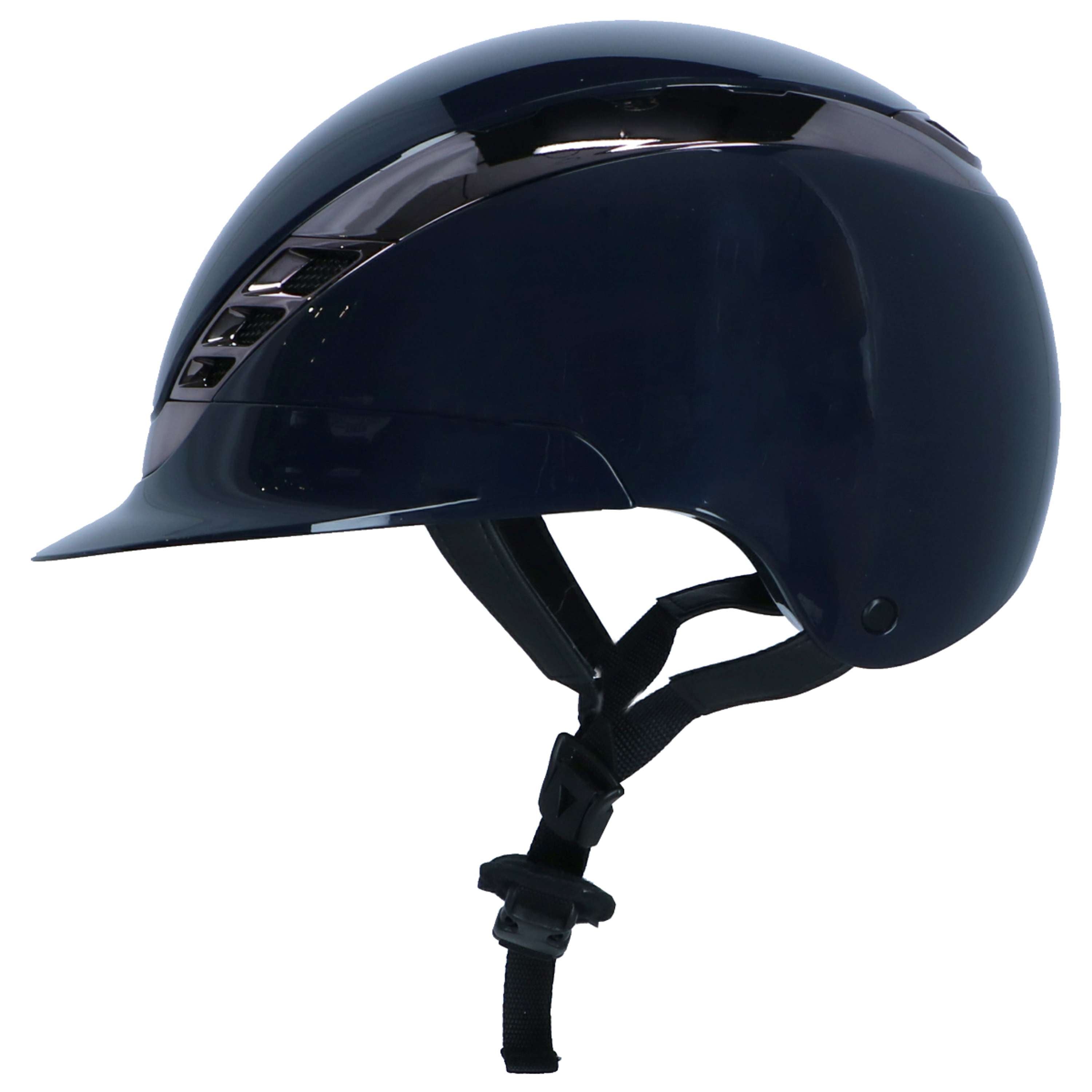 Kask jeździecki Pikeur X Abus AirLuxe CHROME Shiny Midnight Blue