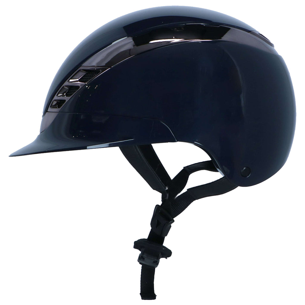 Kask jeździecki Pikeur X Abus AirLuxe CHROME Shiny Midnight Blue