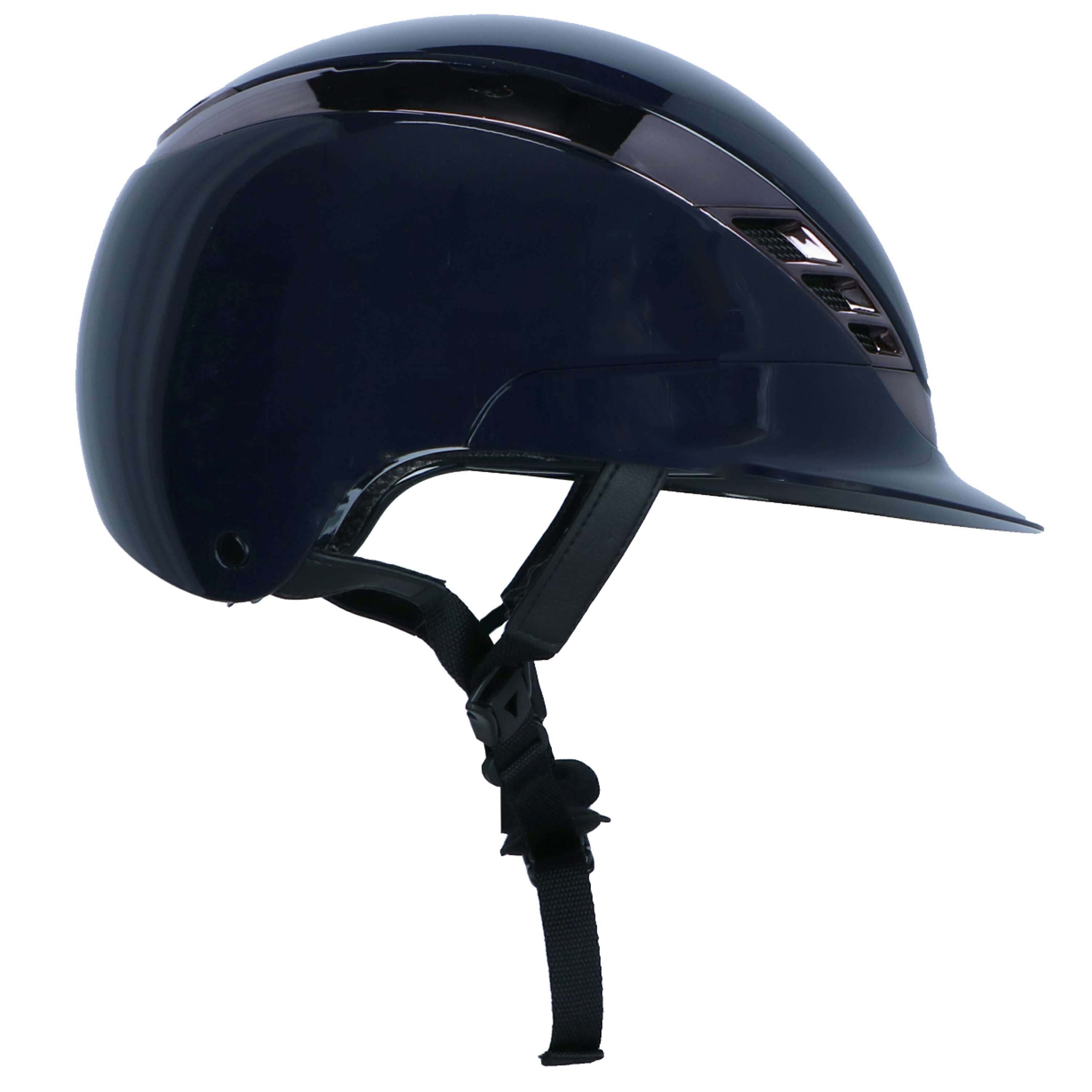 Kask jeździecki Pikeur X Abus AirLuxe CHROME Shiny Midnight Blue