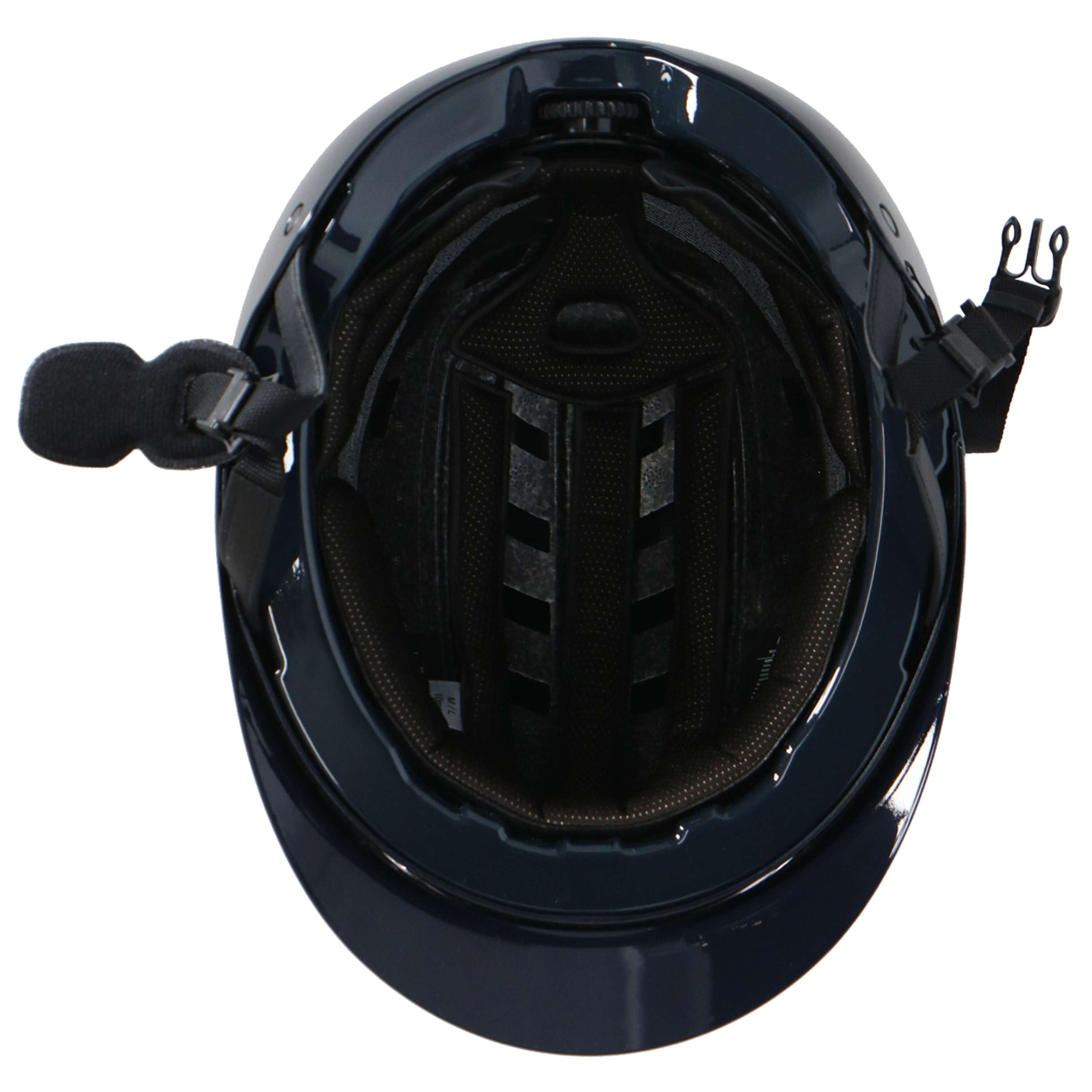 Kask jeździecki Pikeur X Abus AirLuxe CHROME Shiny Midnight Blue