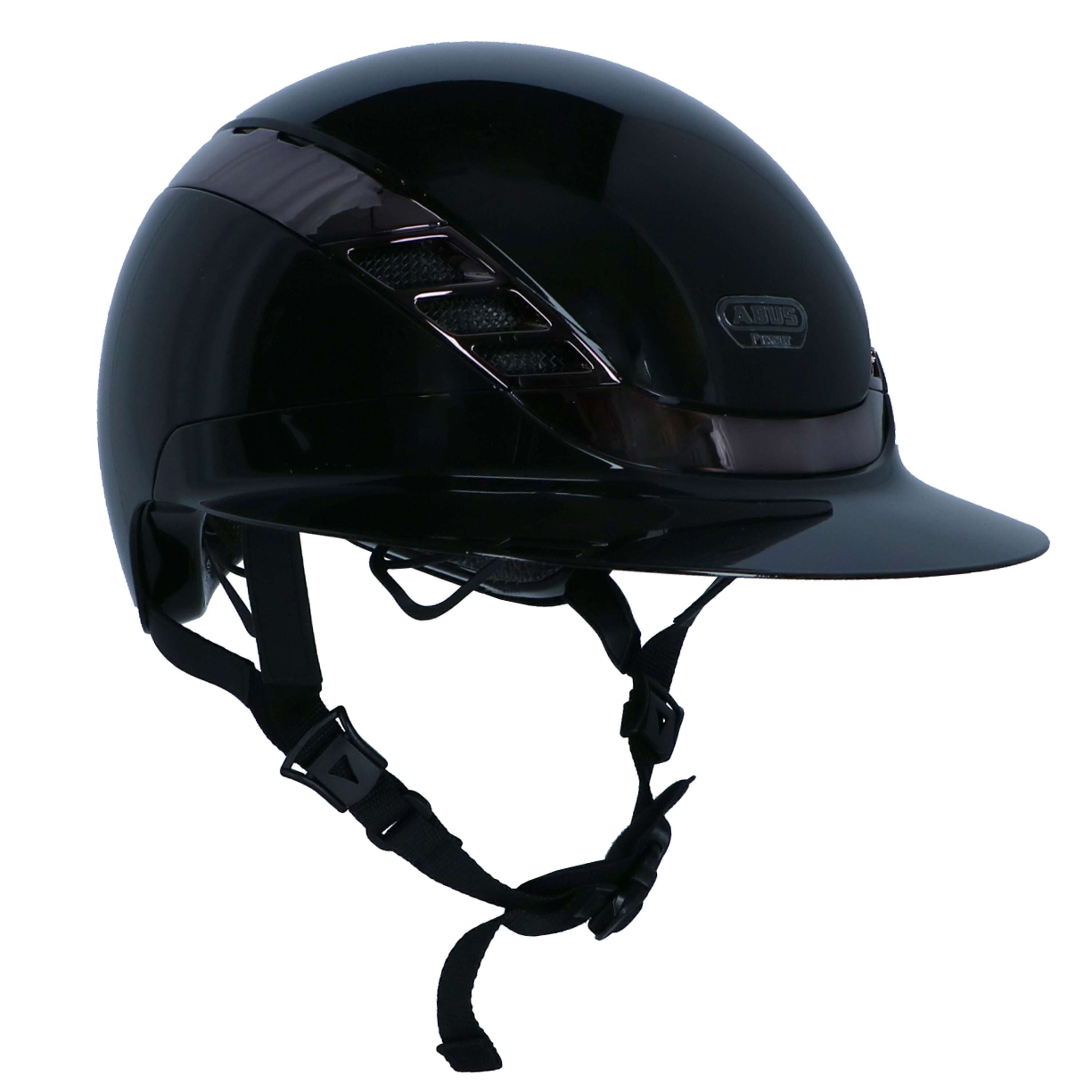 Kask jeździecki Pikeur X Abus AirLuxe CHROME L.V. Shiny Black