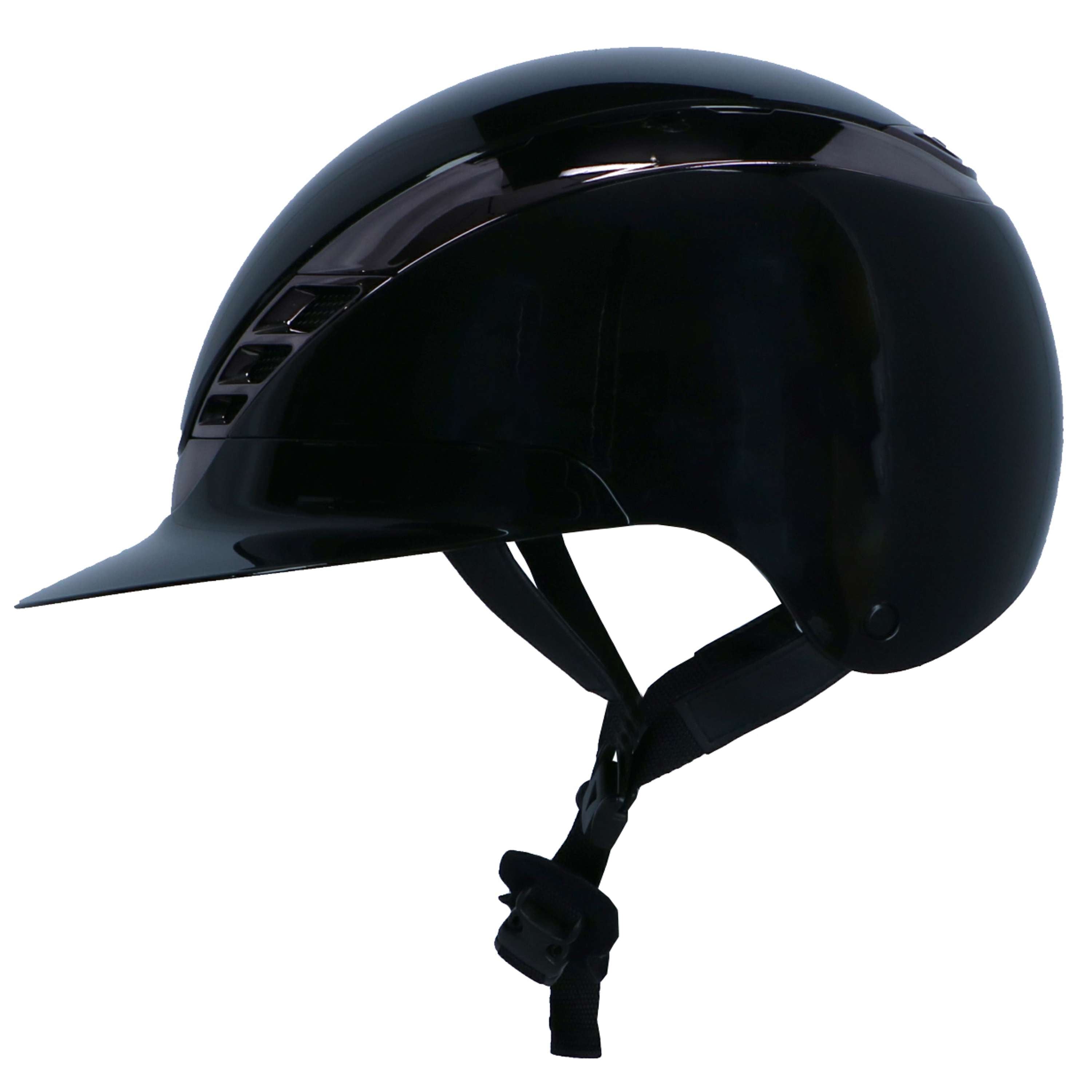 Kask jeździecki Pikeur X Abus AirLuxe CHROME L.V. Shiny Black