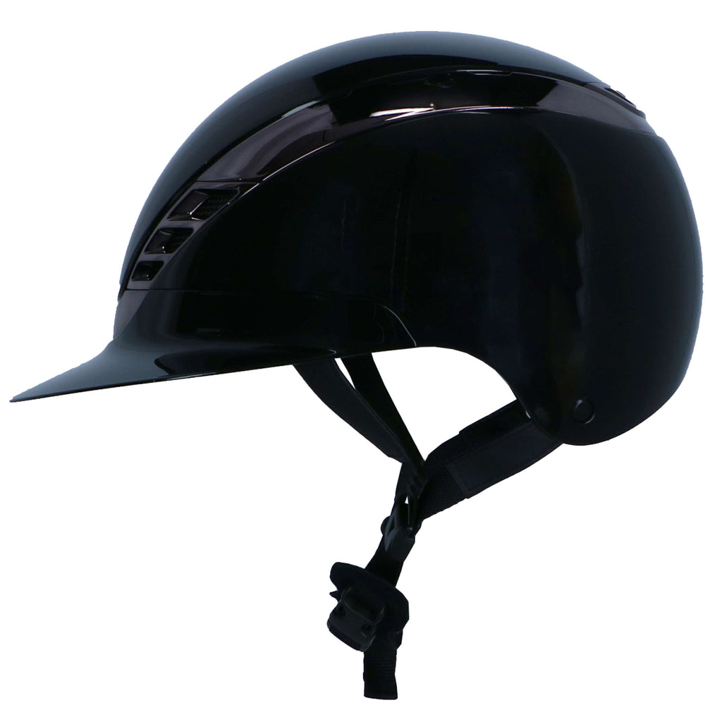 Kask jeździecki Pikeur X Abus AirLuxe CHROME L.V. Shiny Black