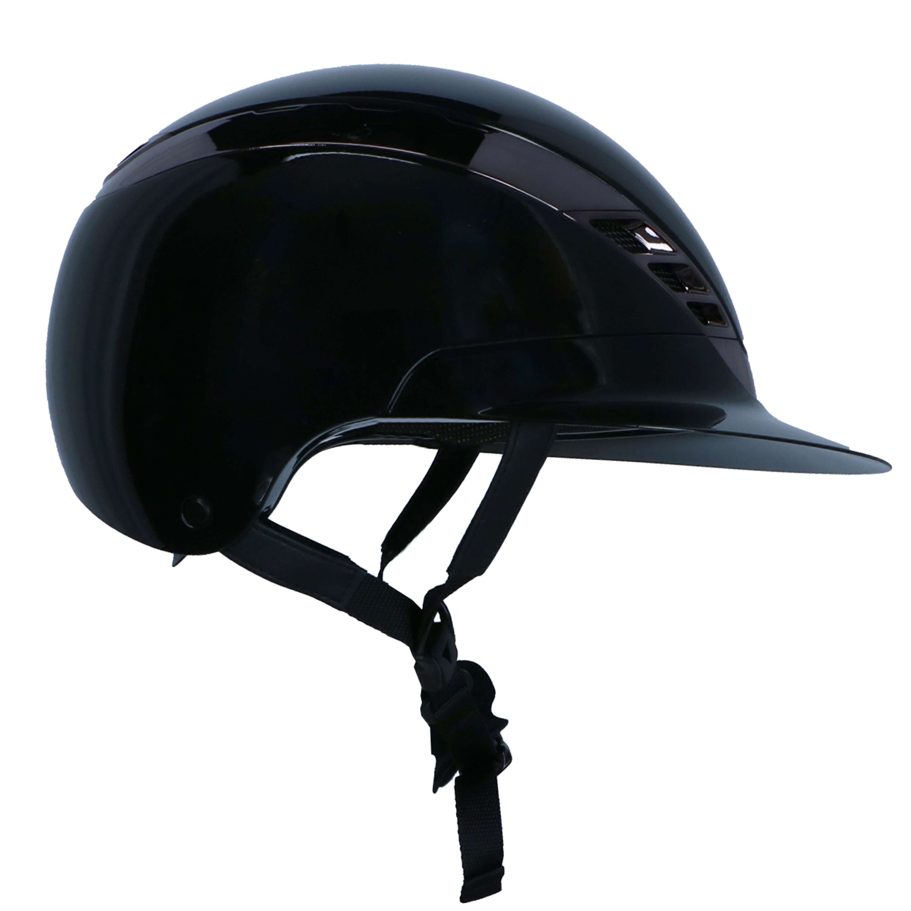 Kask jeździecki Pikeur X Abus AirLuxe CHROME L.V. Shiny Black