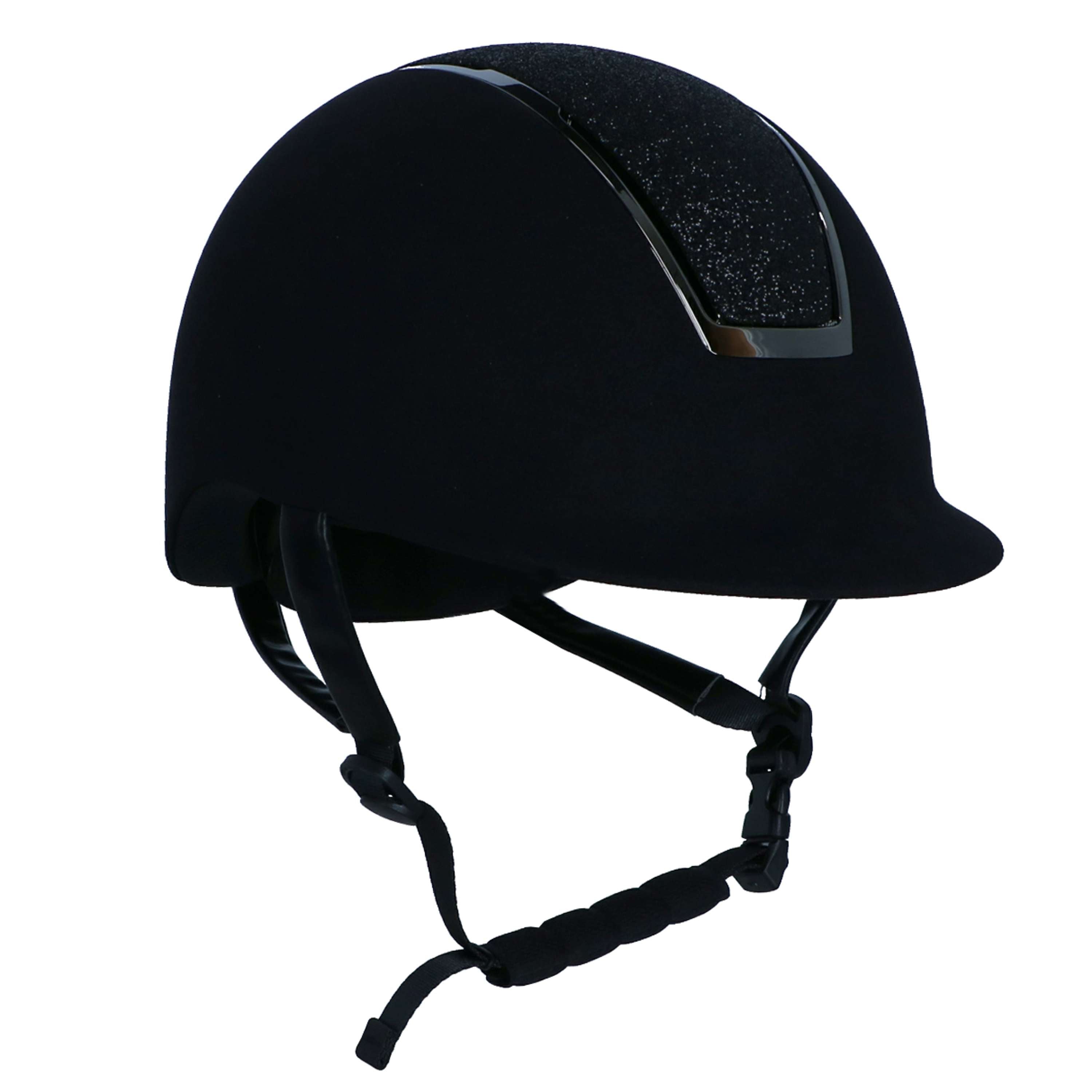 Harry's Horse Kask Jeździecki Regal Velvet Sparkle Czarny