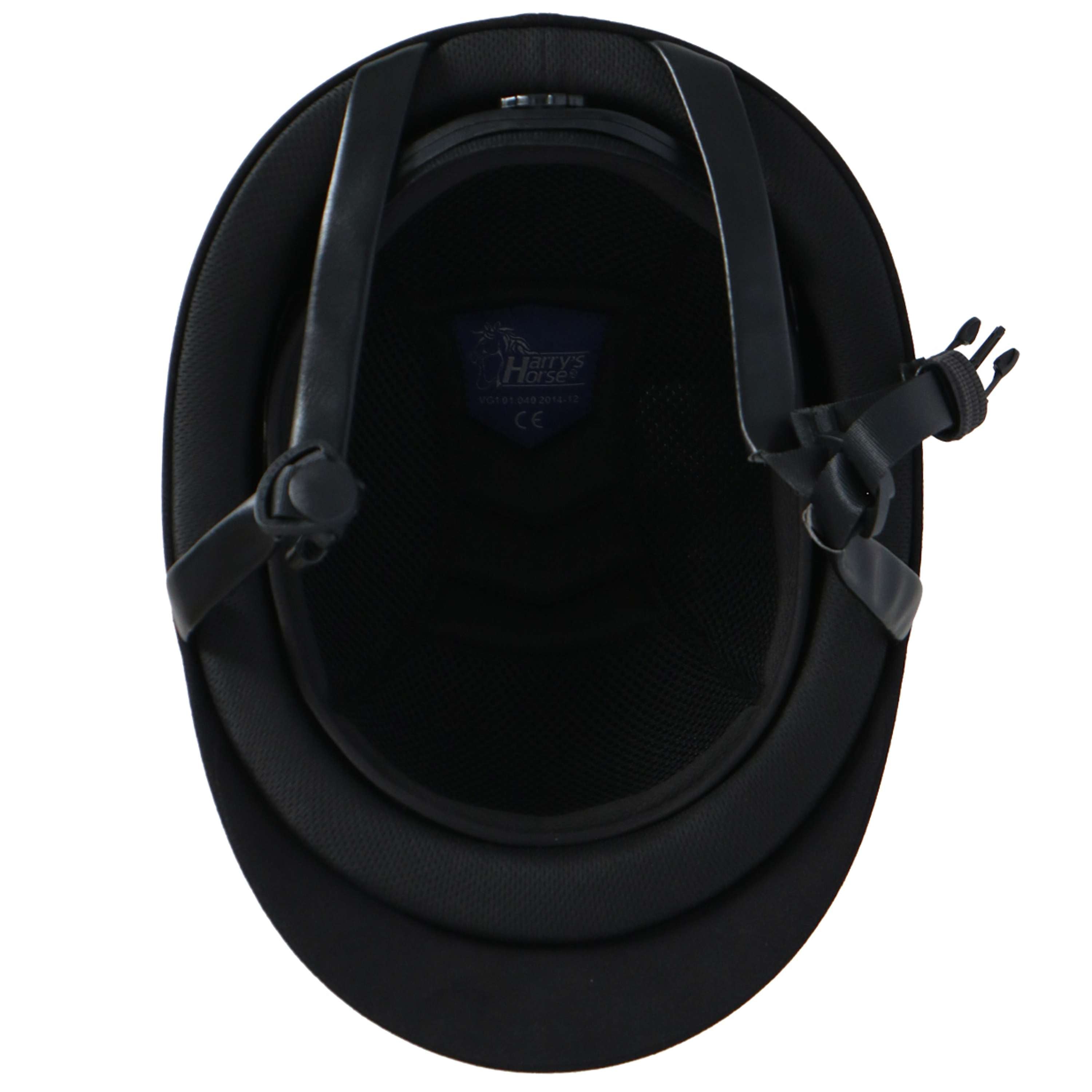 Harry's Horse Kask Jeździecki Regal Velvet Sparkle Czarny