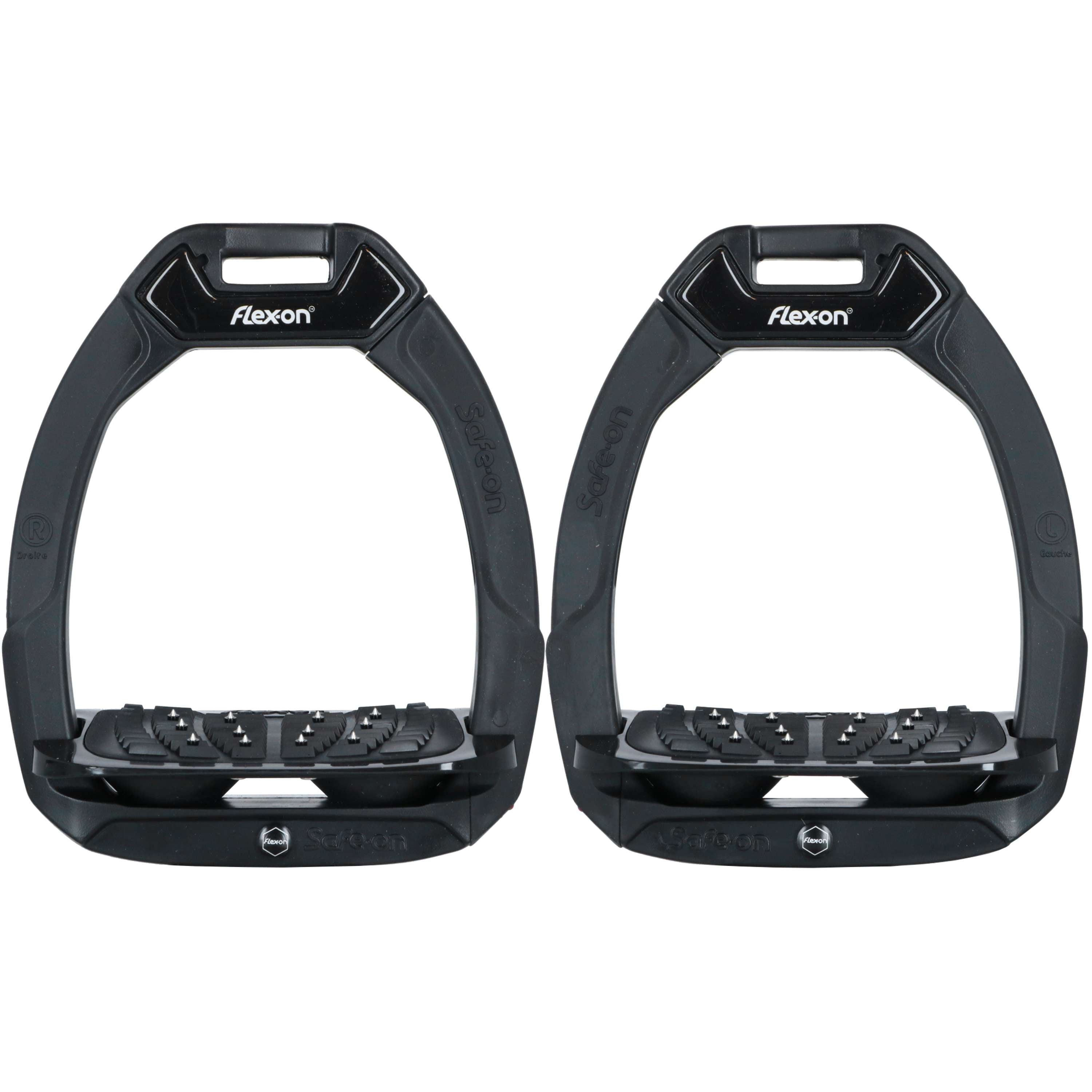 Flex-On Strzemiona bezpieczne Safe On Inclined Ultra Grip Czarne