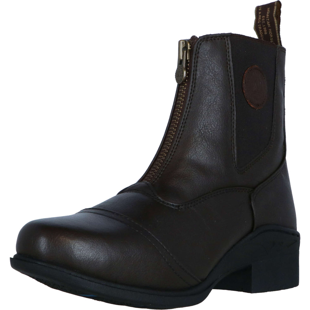Mountain Horse Jodhpury Veganza Zip Paddock Brązowy