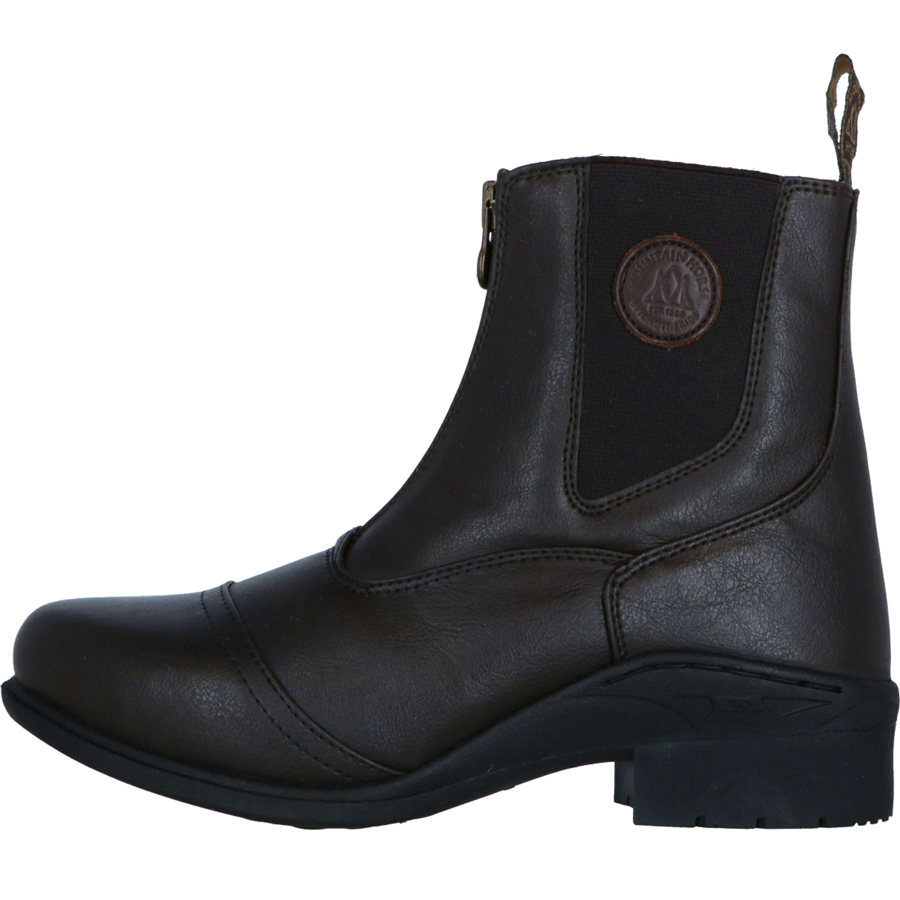 Mountain Horse Jodhpury Veganza Zip Paddock Brązowy