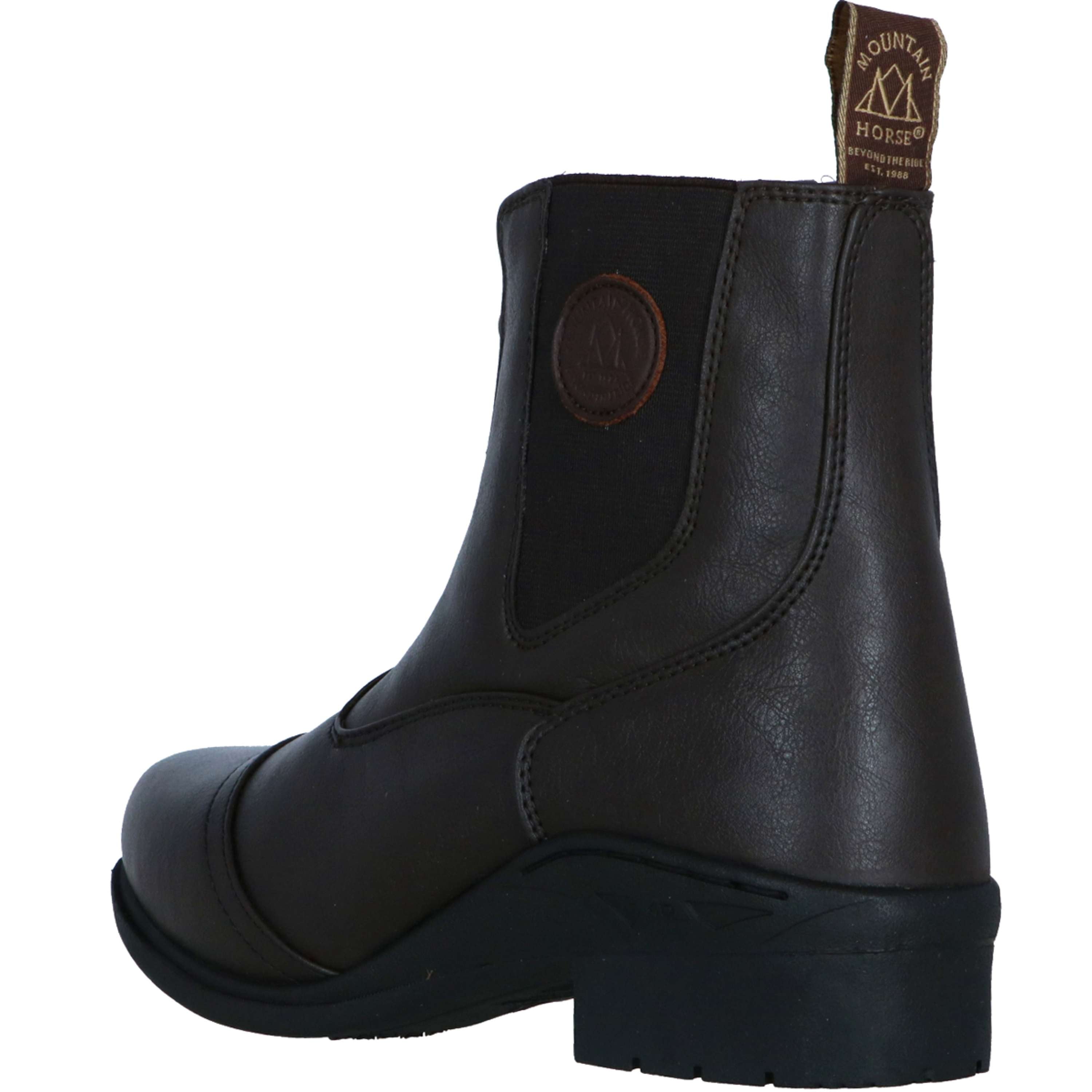 Mountain Horse Jodhpury Veganza Zip Paddock Brązowy