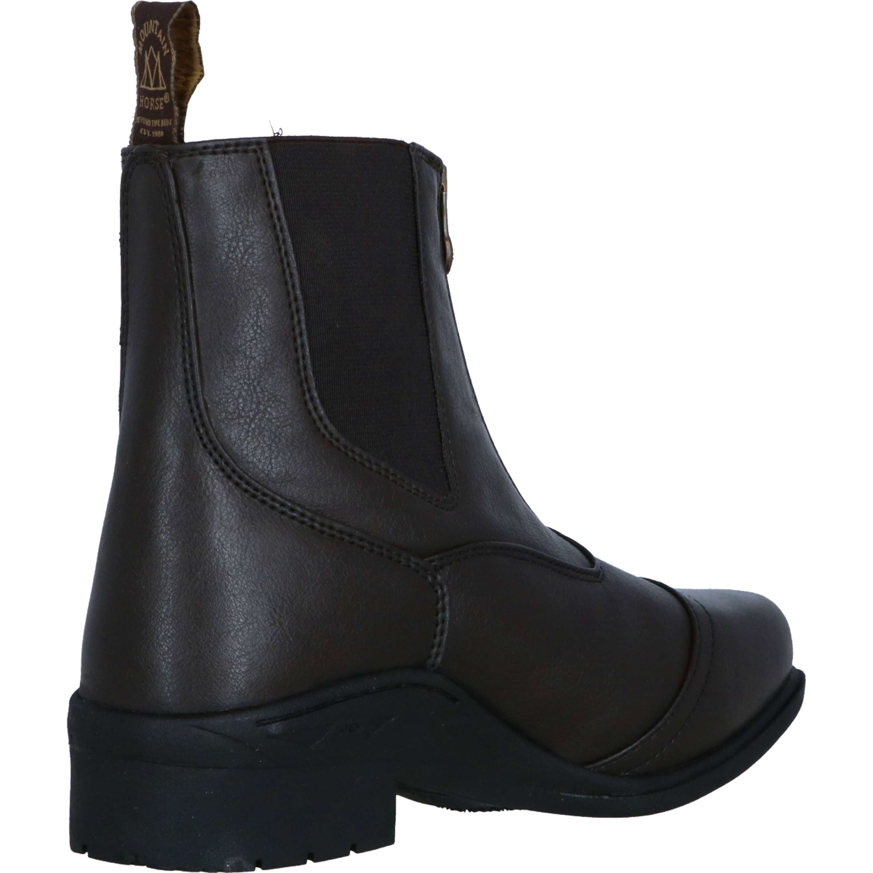 Mountain Horse Jodhpury Veganza Zip Paddock Brązowy