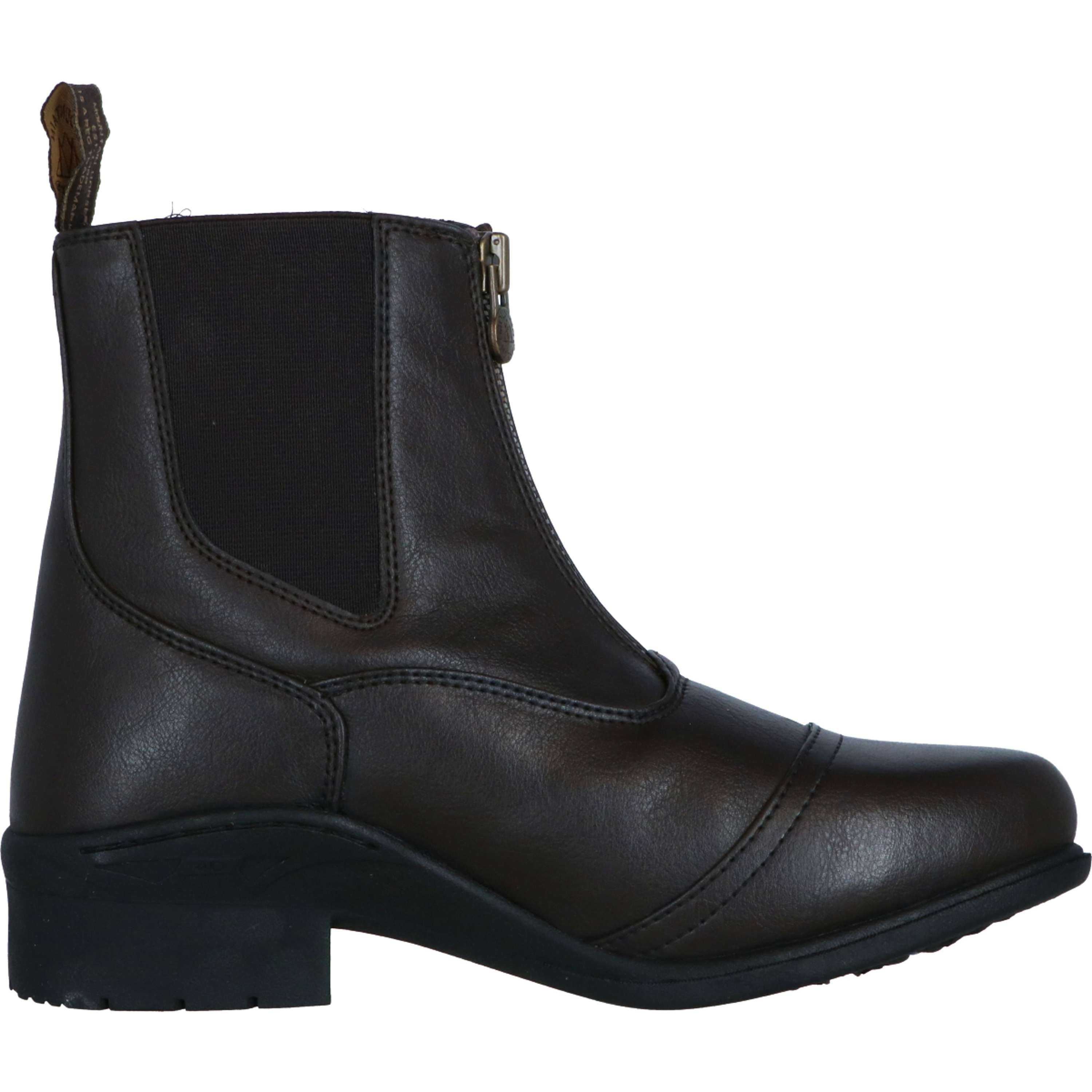 Mountain Horse Jodhpury Veganza Zip Paddock Brązowy
