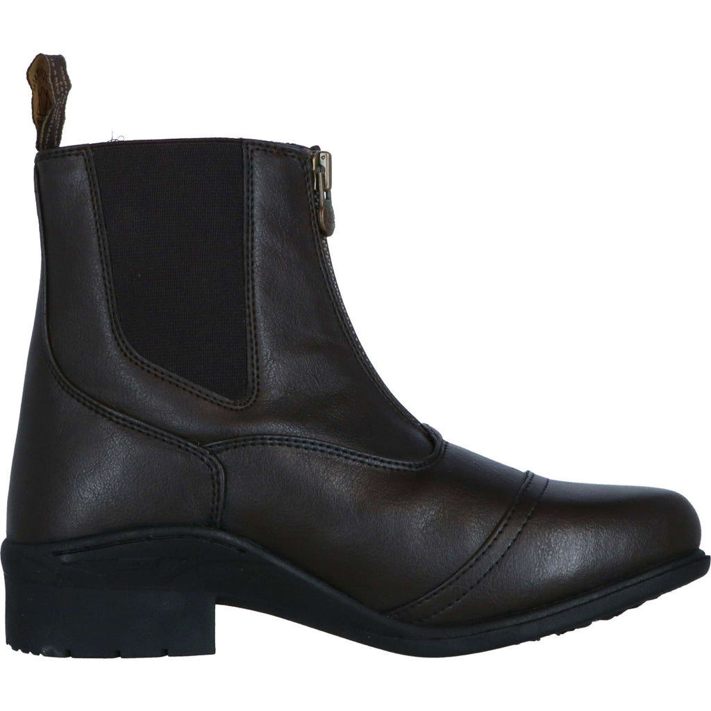 Mountain Horse Jodhpury Veganza Zip Paddock Brązowy