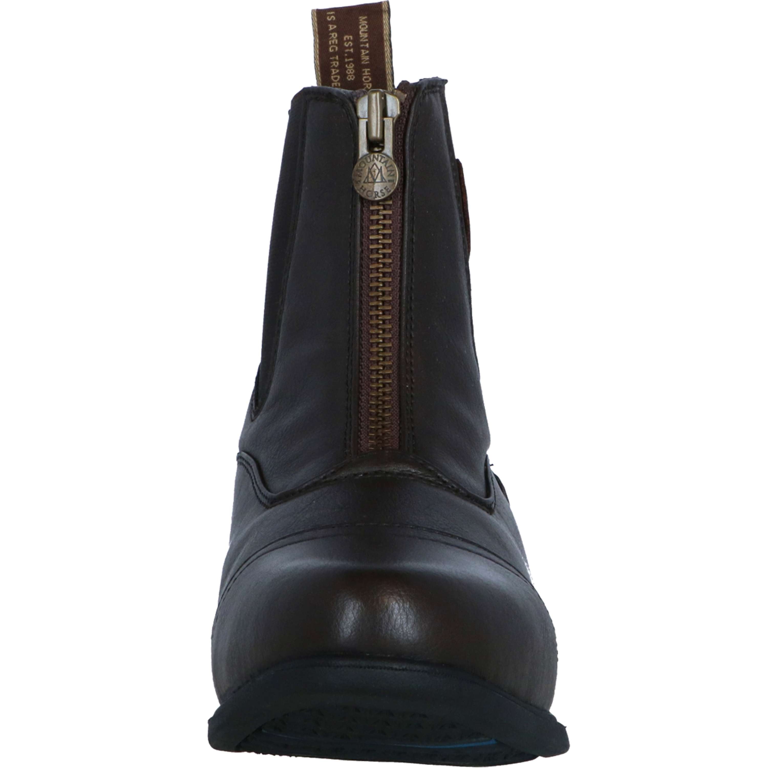 Mountain Horse Jodhpury Veganza Zip Paddock Brązowy
