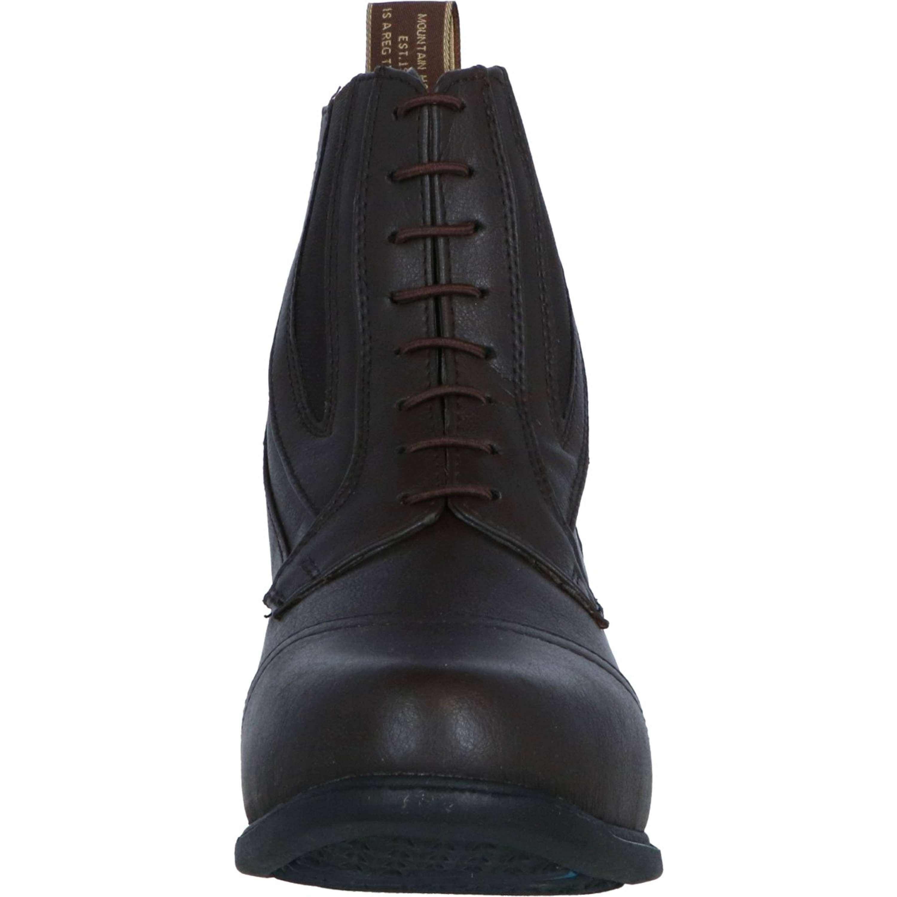 Mountain Horse Jodhpury Veganza Side Zip Paddock Brązowy