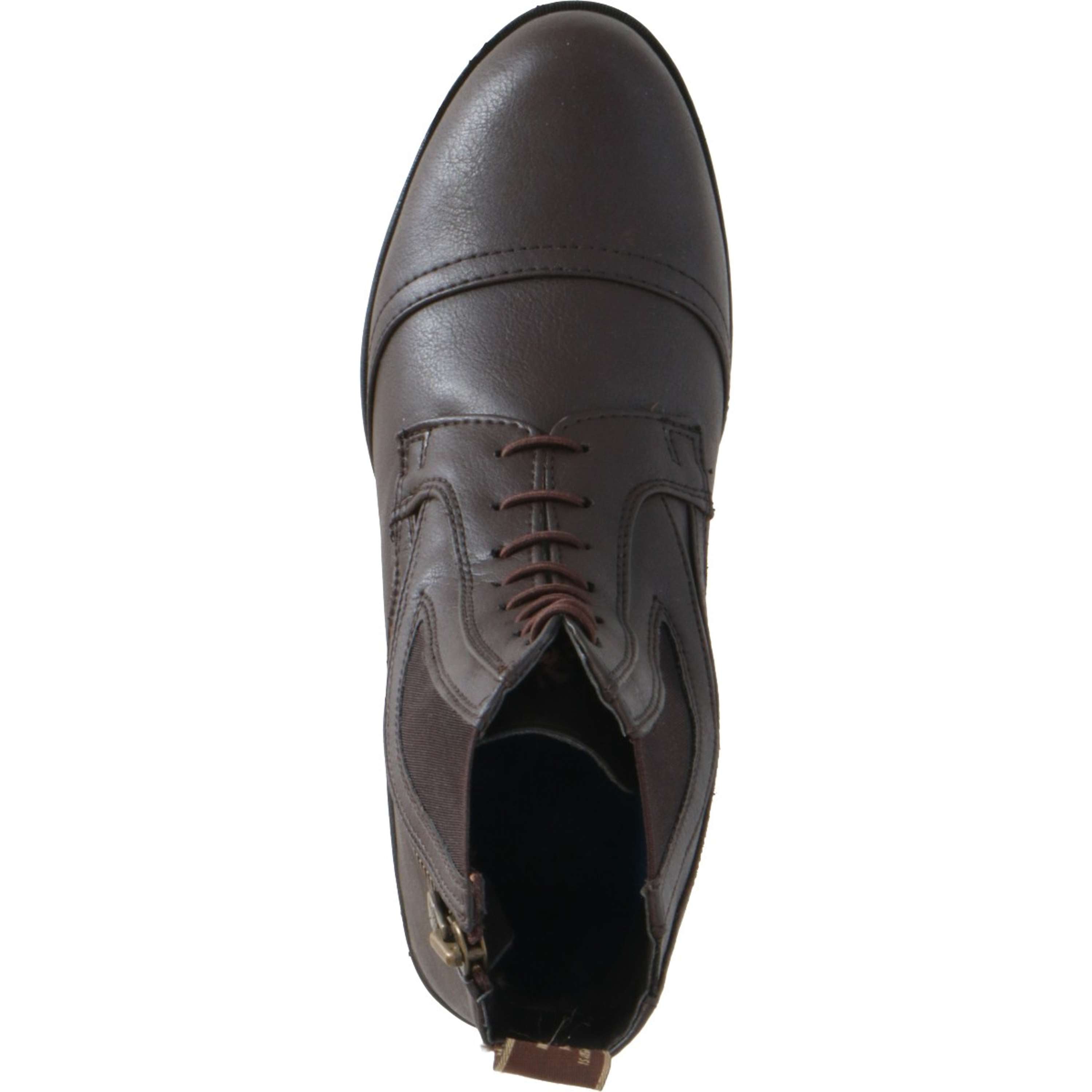 Mountain Horse Jodhpury Veganza Side Zip Paddock Brązowy