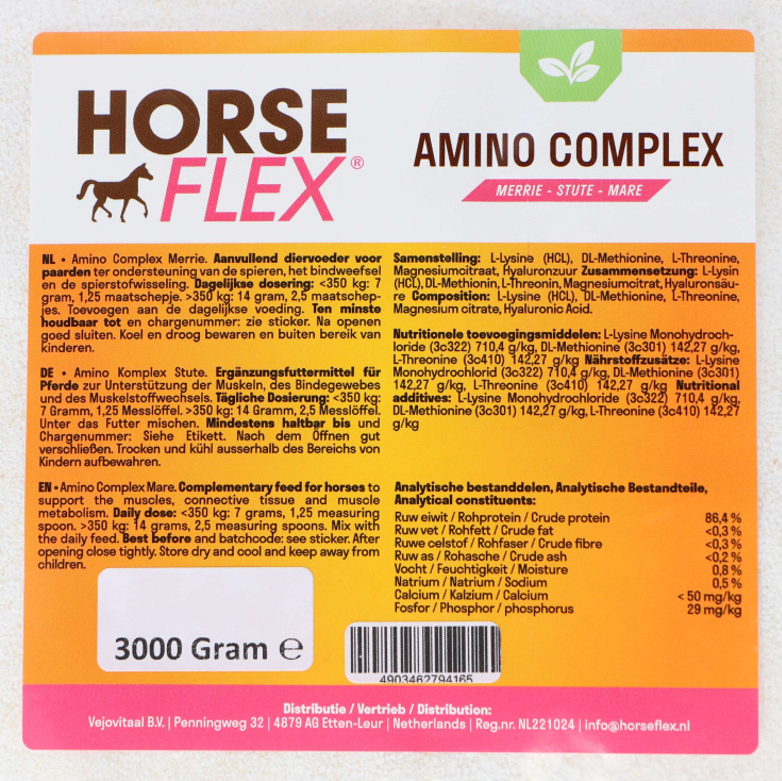 HorseFlex Kompleks Aminokwasowy dla Klaczy Wkład