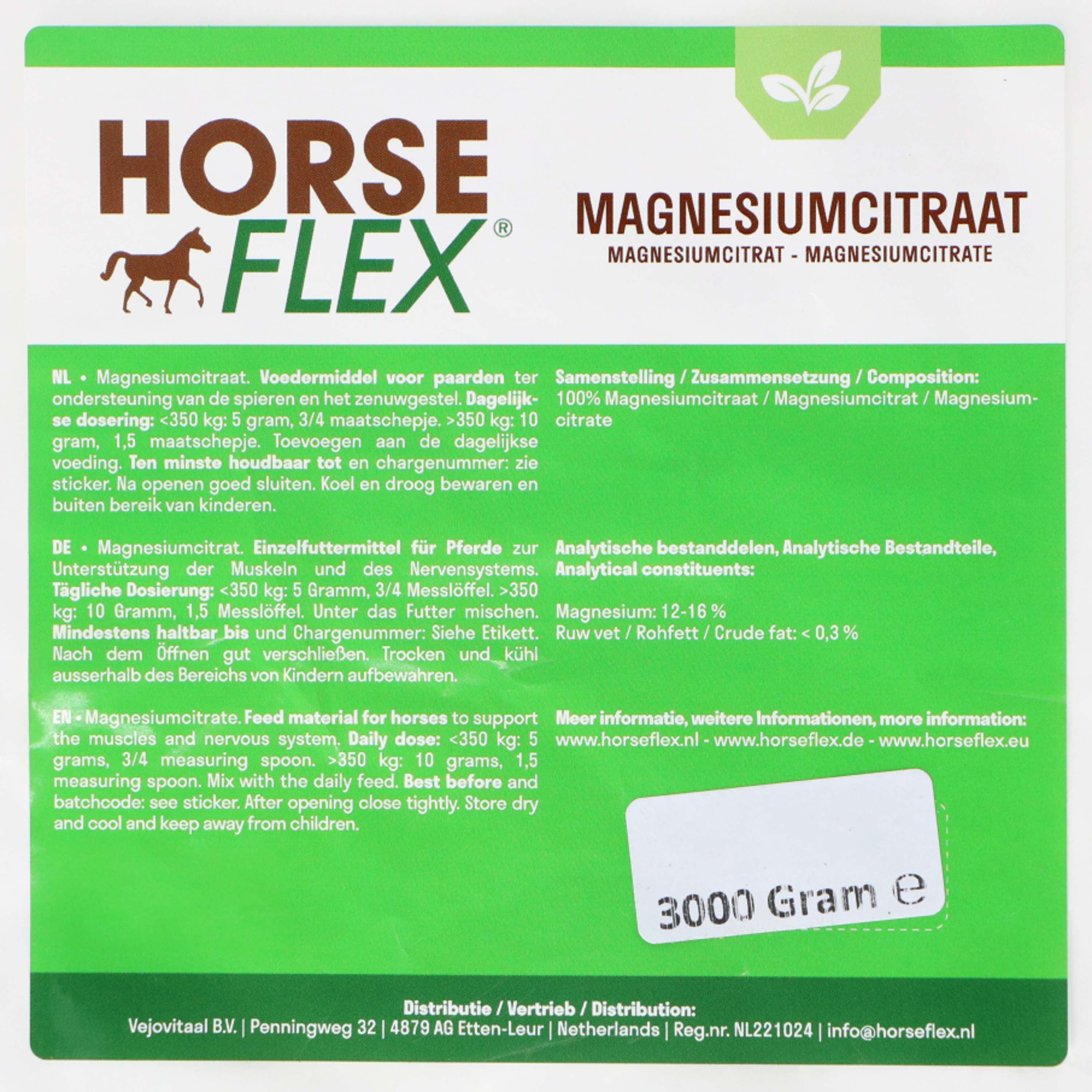 HorseFlex Cytrynian Magnezu Wkład uzupełniający