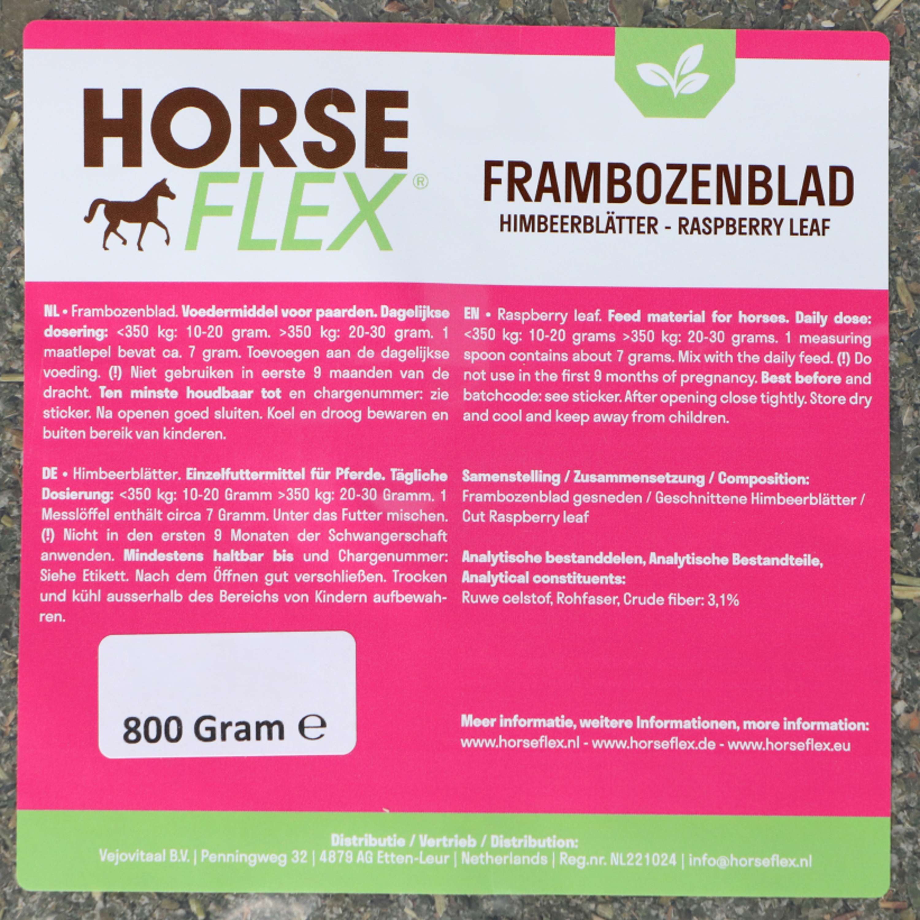 HorseFlex Liść Malinowy Wkład