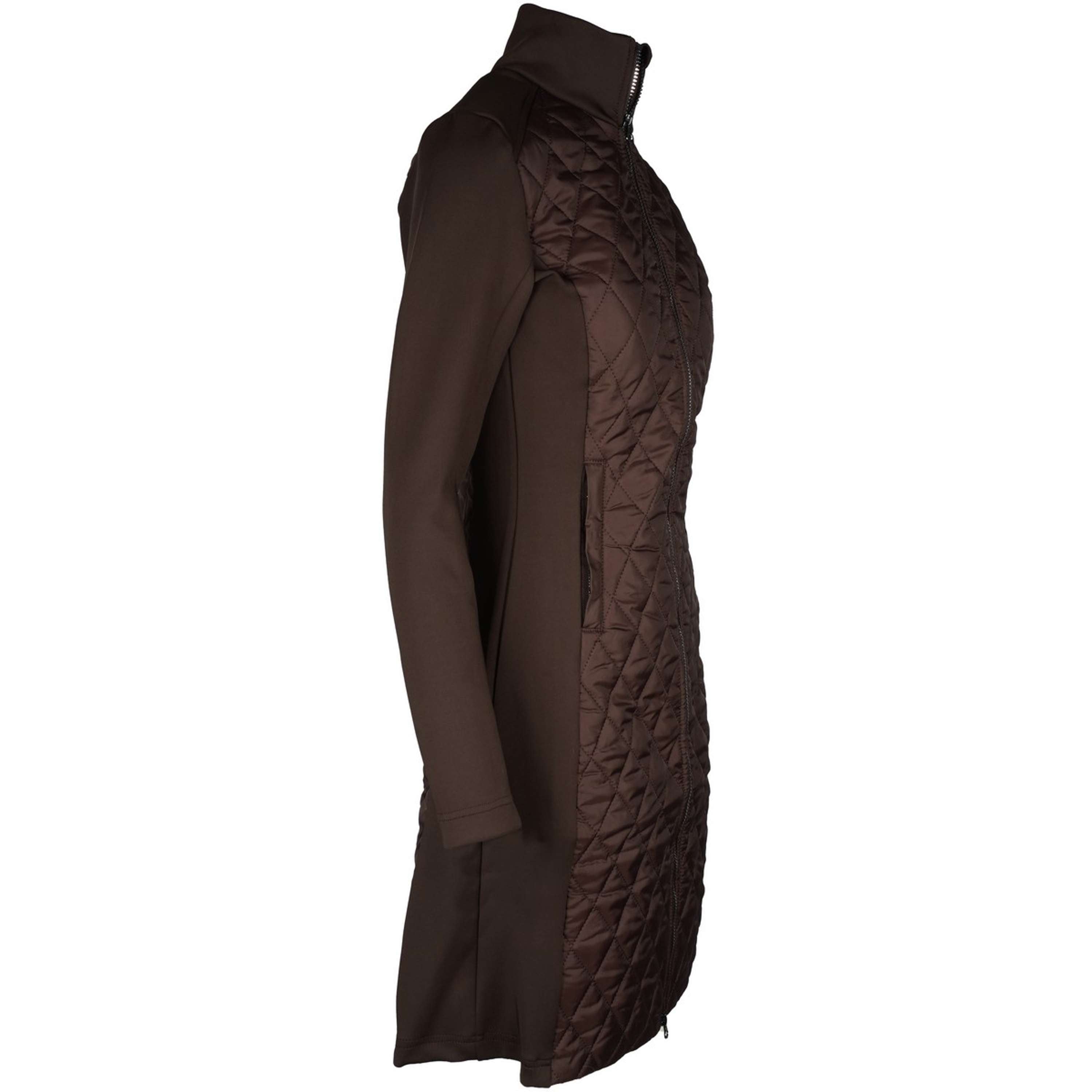 Montar Kurtka MoQuinn Quilted Long Brązowy