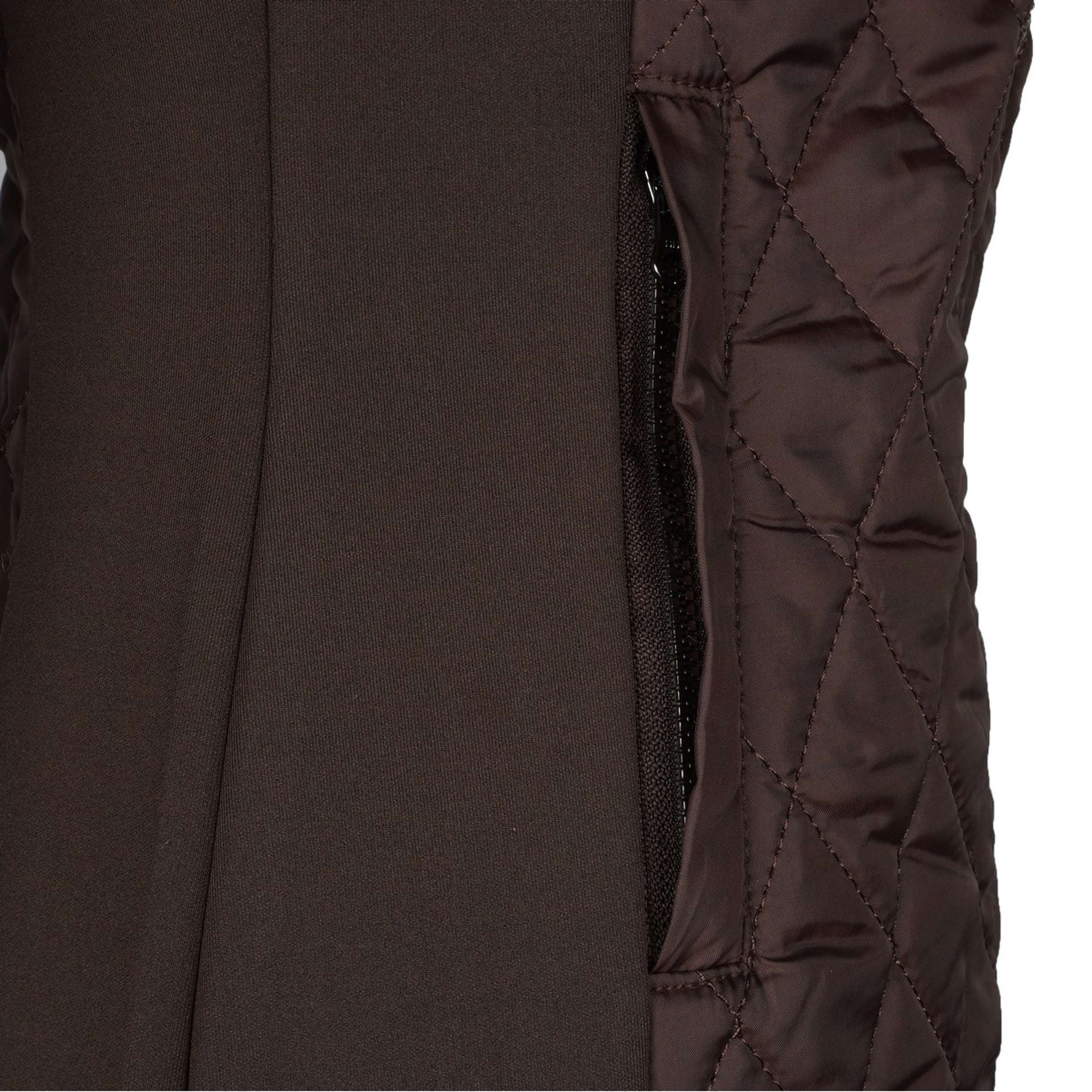 Montar Kurtka MoQuinn Quilted Long Brązowy
