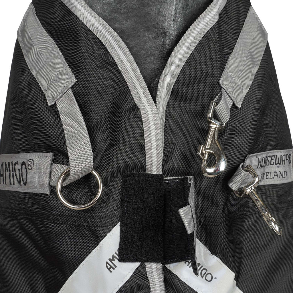 Derka Amigo Turnout Bravo 100g Black/Titanium Grey