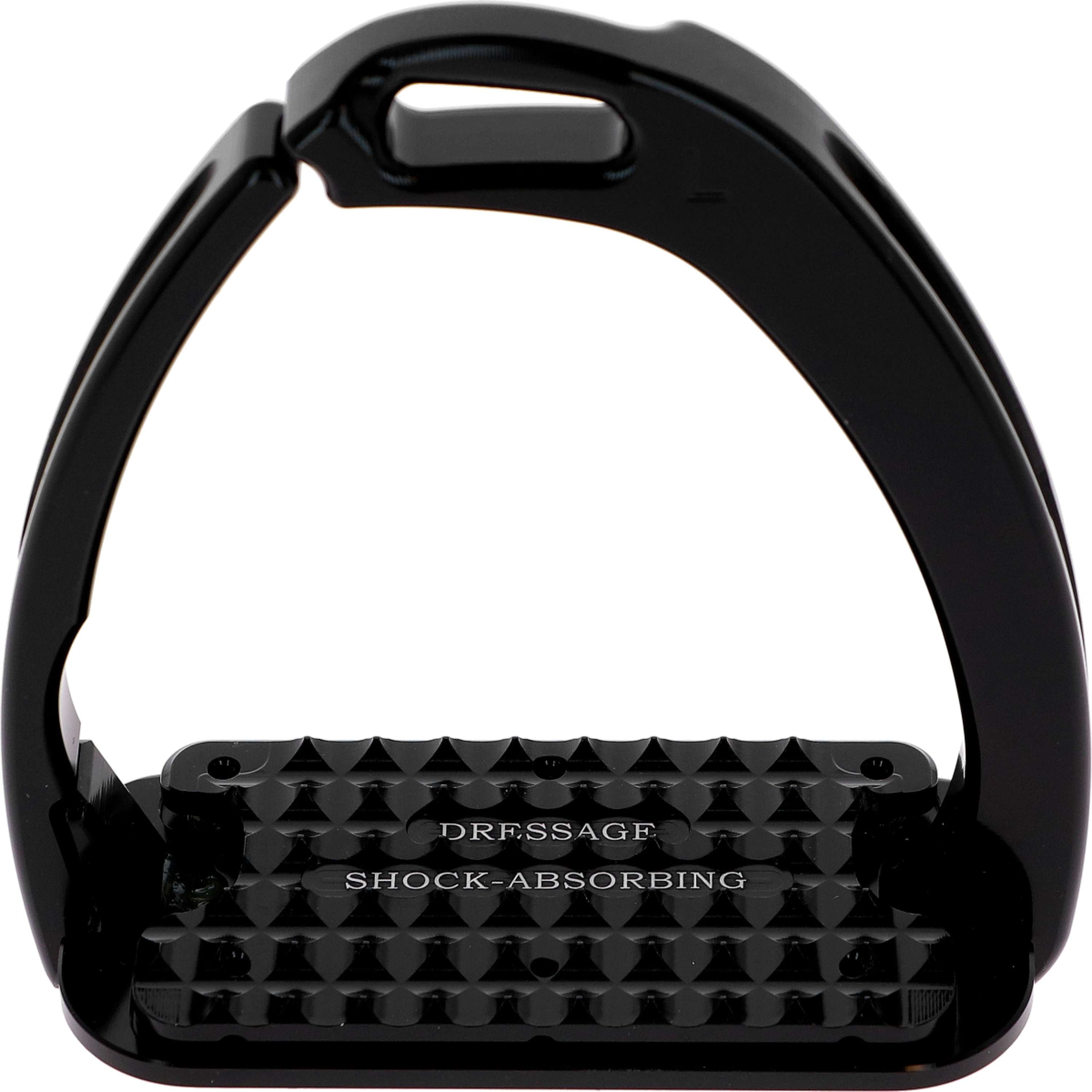 Tech Stirrups Strzemiona Venice Plus Swarovski Ujeżdżeniowe Czarne/Czarne