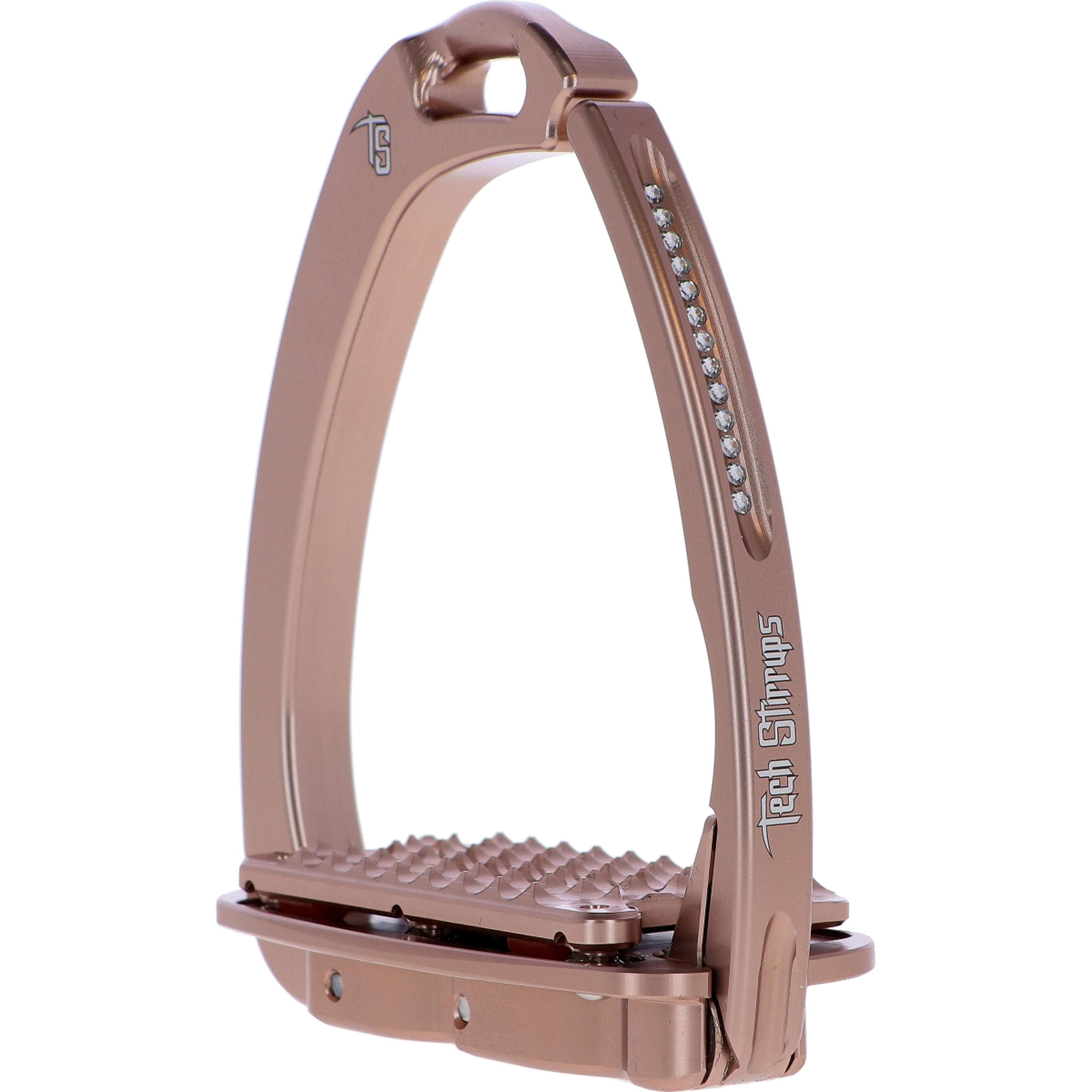 Tech Stirrups Strzemiona Venice Plus Swarovski Ujeżdżenie Różowozłoty