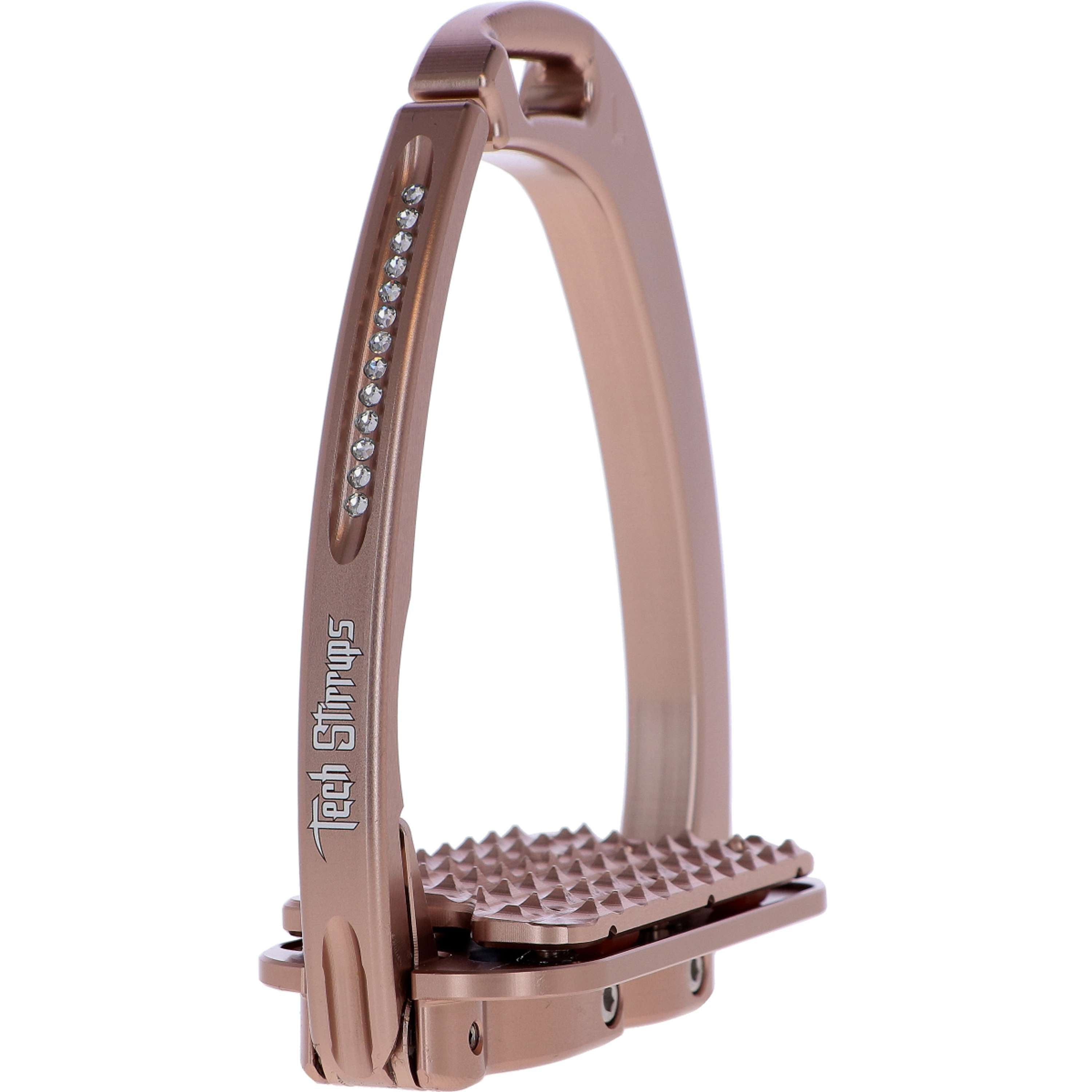 Tech Stirrups Strzemiona Venice Plus Swarovski Ujeżdżenie Różowozłoty
