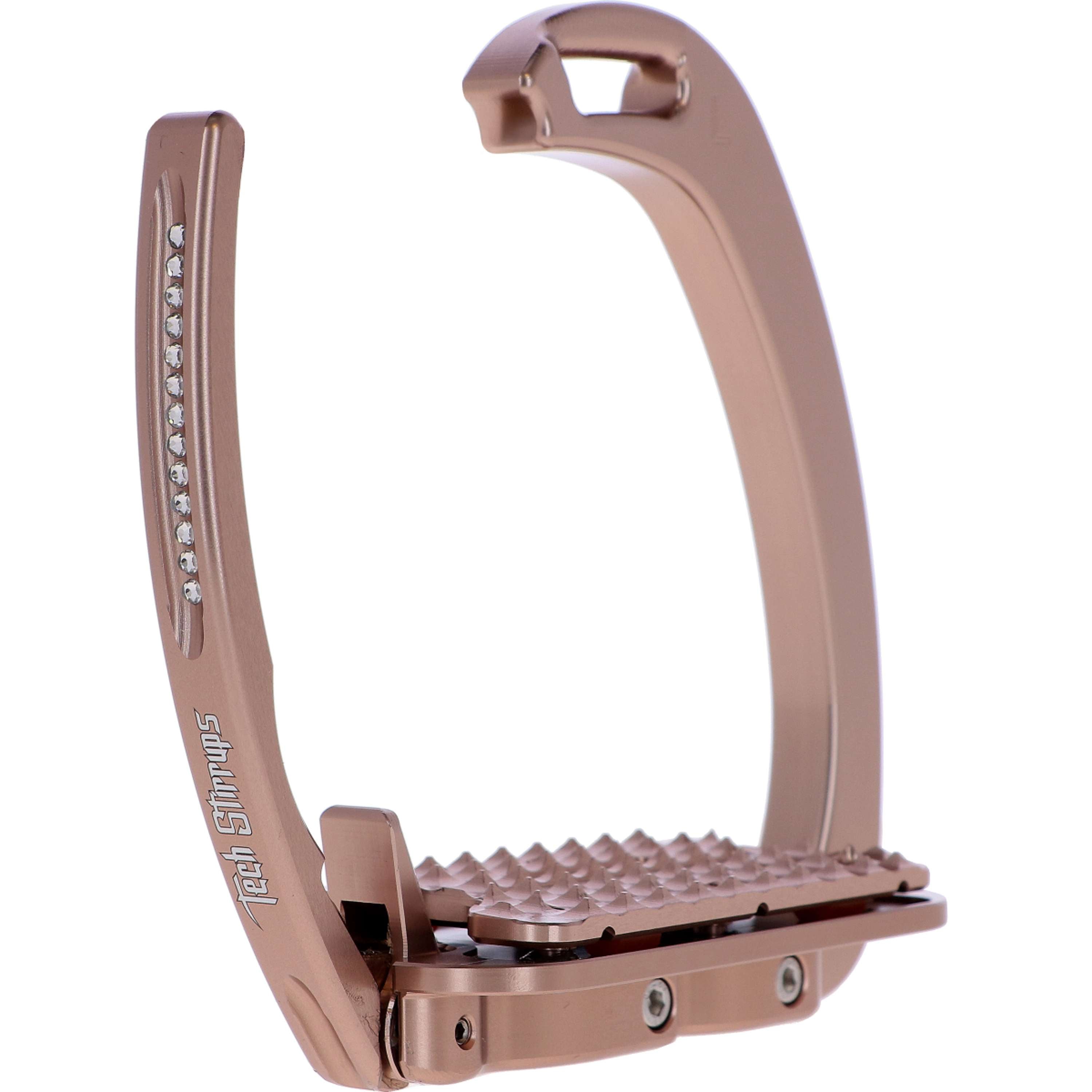 Tech Stirrups Strzemiona Venice Plus Swarovski Ujeżdżenie Różowozłoty