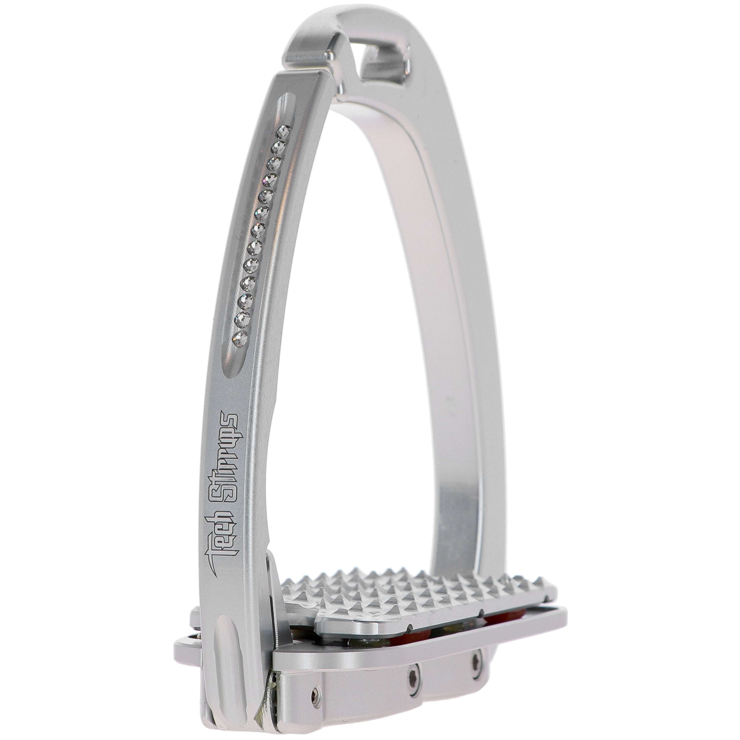 Tech Stirrups Strzemiona Venice Plus Swarovski Ujeżdżenie Srebrny/Srebrny