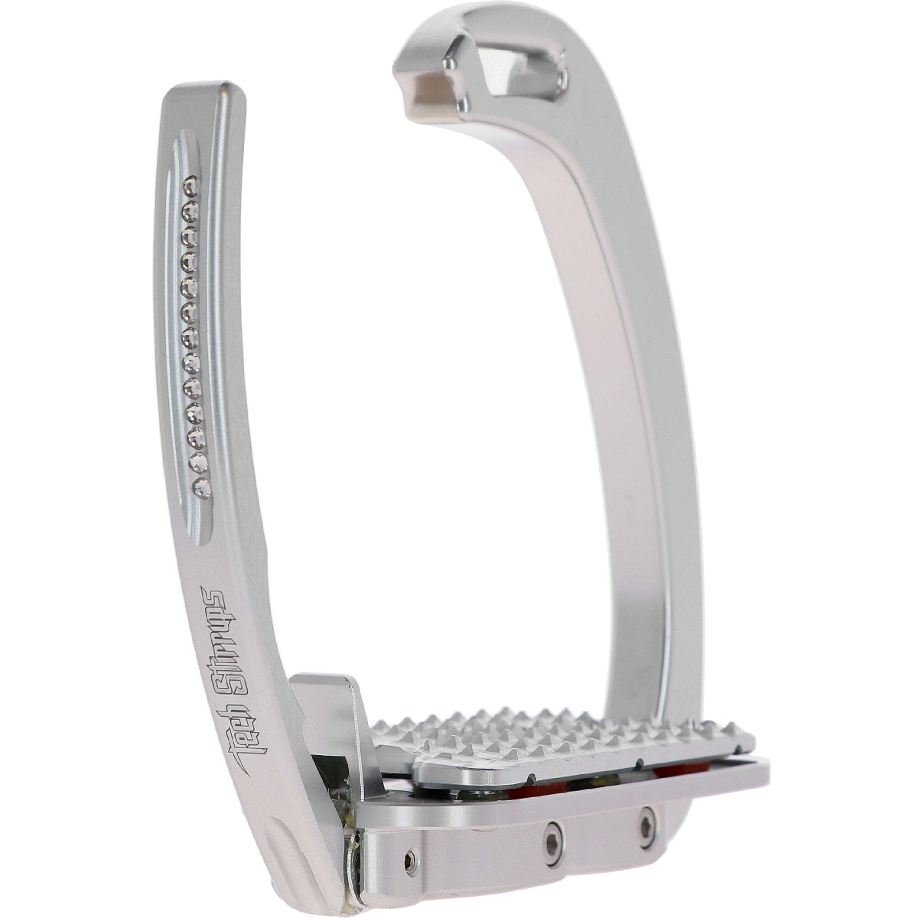 Tech Stirrups Strzemiona Venice Plus Swarovski Ujeżdżenie Srebrny/Srebrny