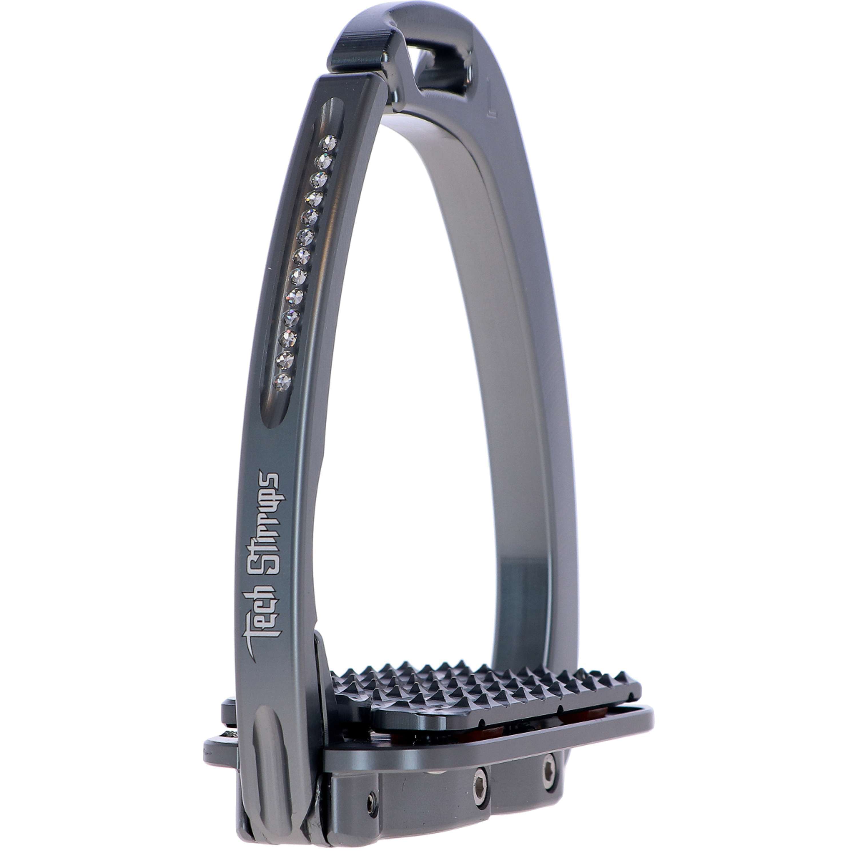 Tech Stirrups Strzemiona Venice Plus Swarovski Ujeżdżenie Tytanowy