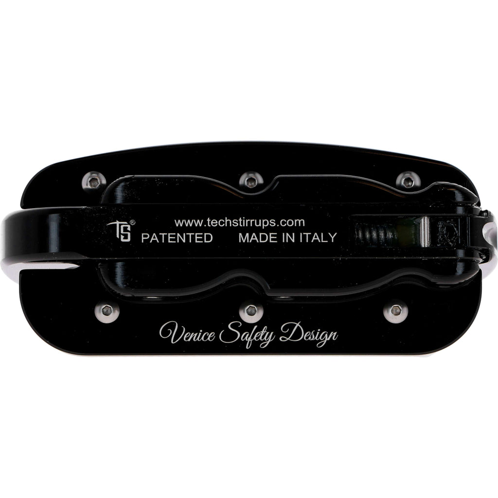 Tech Stirrups Strzemiona Venice Sloped Evo Swarovski Czarny/Czarny