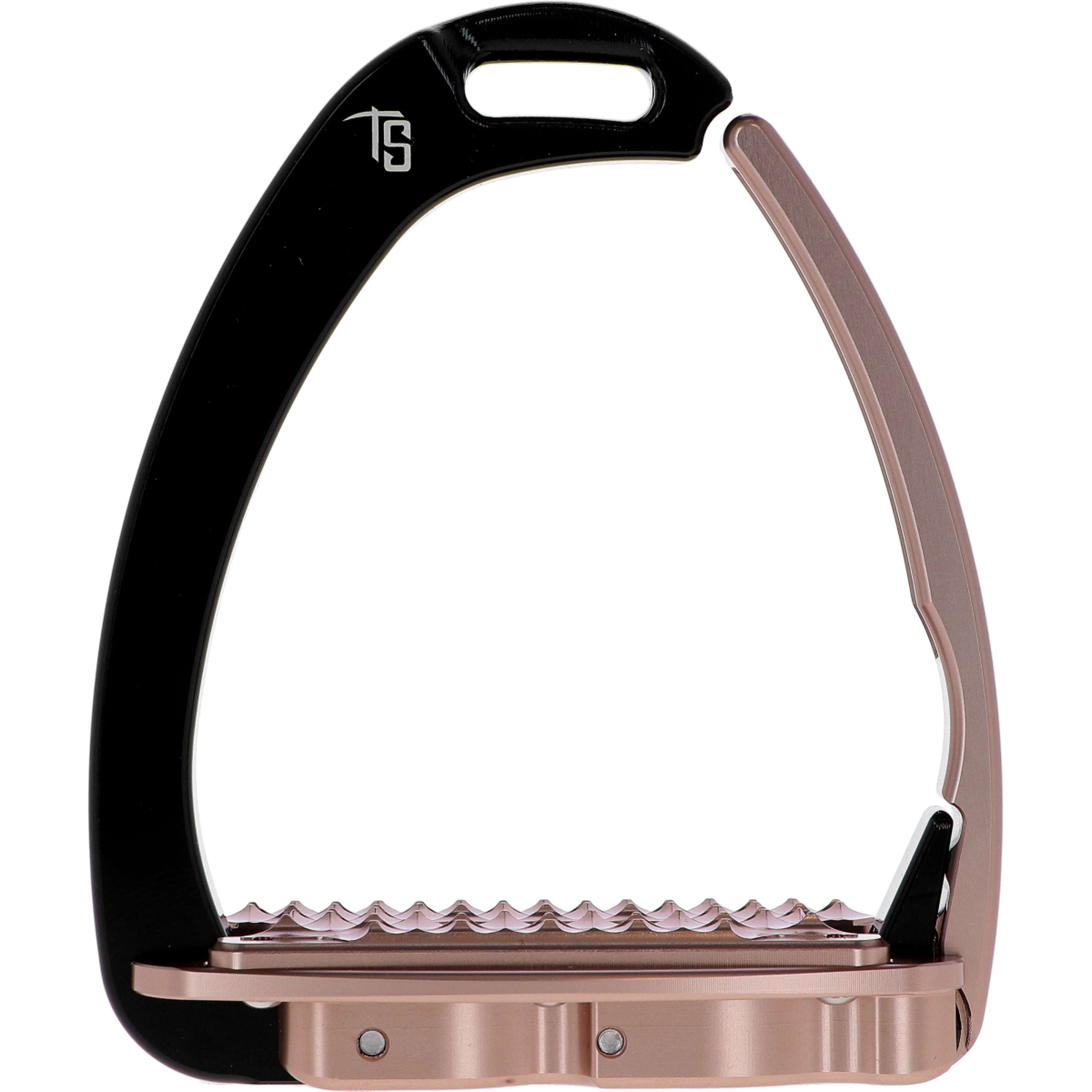Tech Stirrups Strzemiona Venice Sloped Evo Swarovski Czarny/Różowozłoty