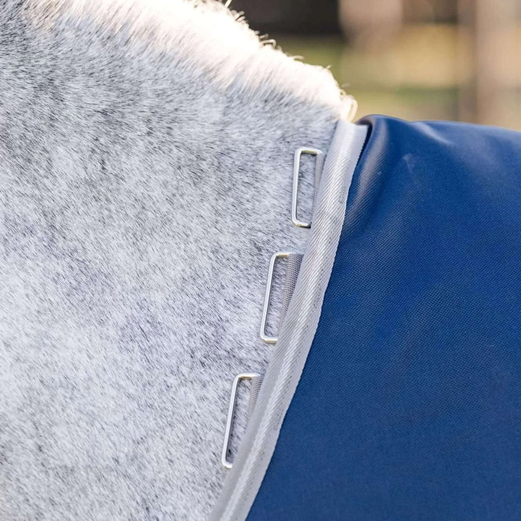 Derka padokowa Amigo Turnout Rug 1200D Plus Pony 250g Navy/Titanium Grey/Silver