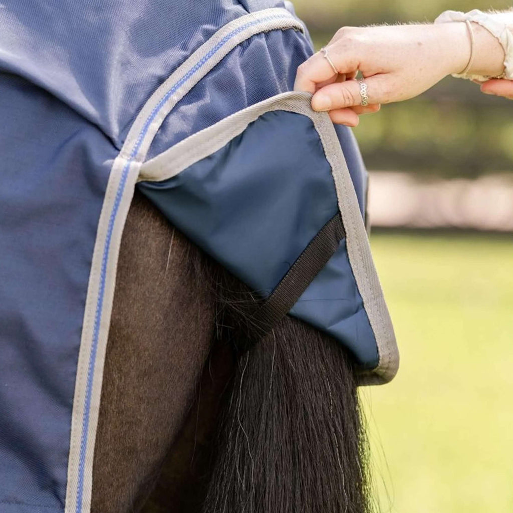 Derka Rhino Turnout Pony 100g granatowa/tytanowa szarość/klasyczny niebieski