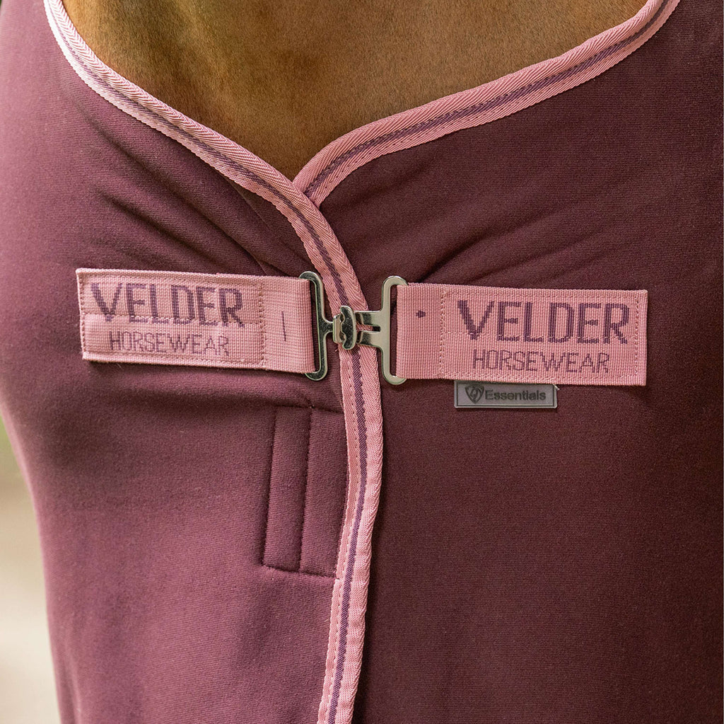 Derka chłodząca Velder Horsewear Essentials, śliwkowy brąz