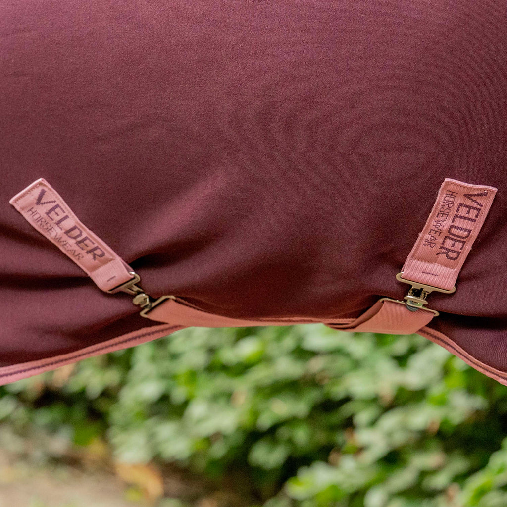 Derka chłodząca Velder Horsewear Essentials, śliwkowy brąz
