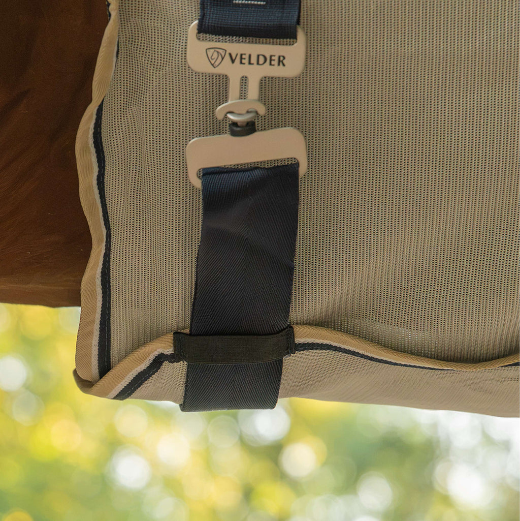 Velder Horsewear Premium Derka Przeciw Muchom Waterproof-Top Navy/Pearl Silver
