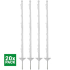 Agradi Power Słupek Pastwiskowy Classic Podwójny 105cm 20 Sztuk Biały