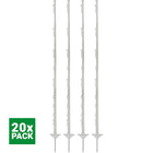 Agradi Power Słupek Pastwiskowy Classic Podwójny 150cm 20 Sztuk Biały