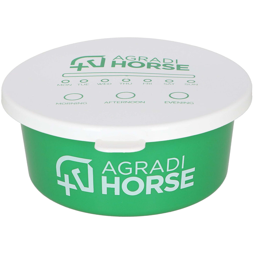 Agradi Horse Koryto Na Paszę z Pokrywką Zielony