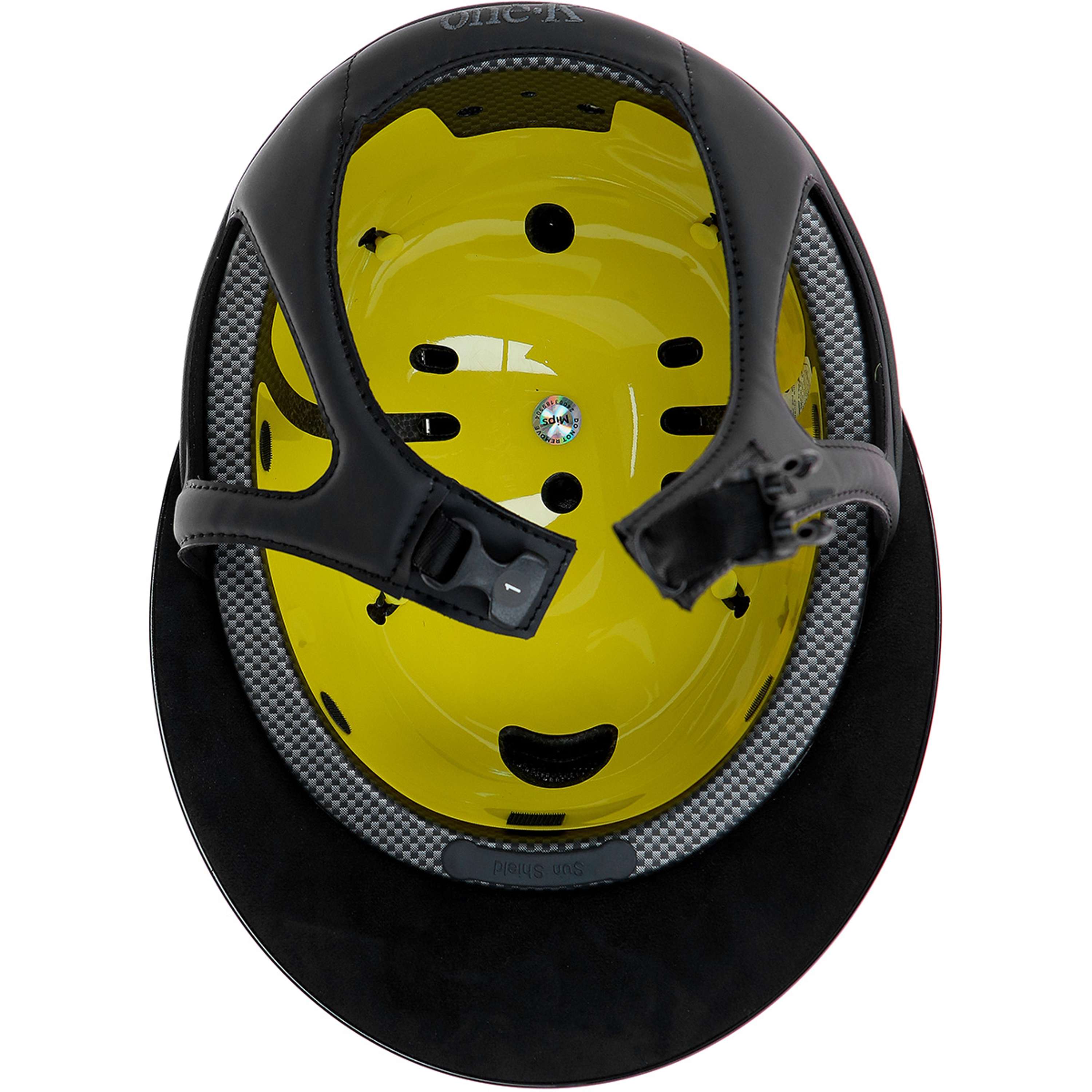 OneK Kask Jeździecki Mips Avancé Glossy Brokat Czarny